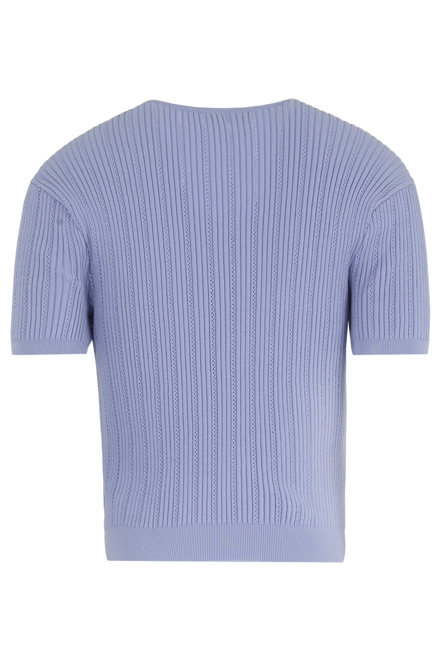 Vintage 2000's Balmain Lilac Ribbed Top