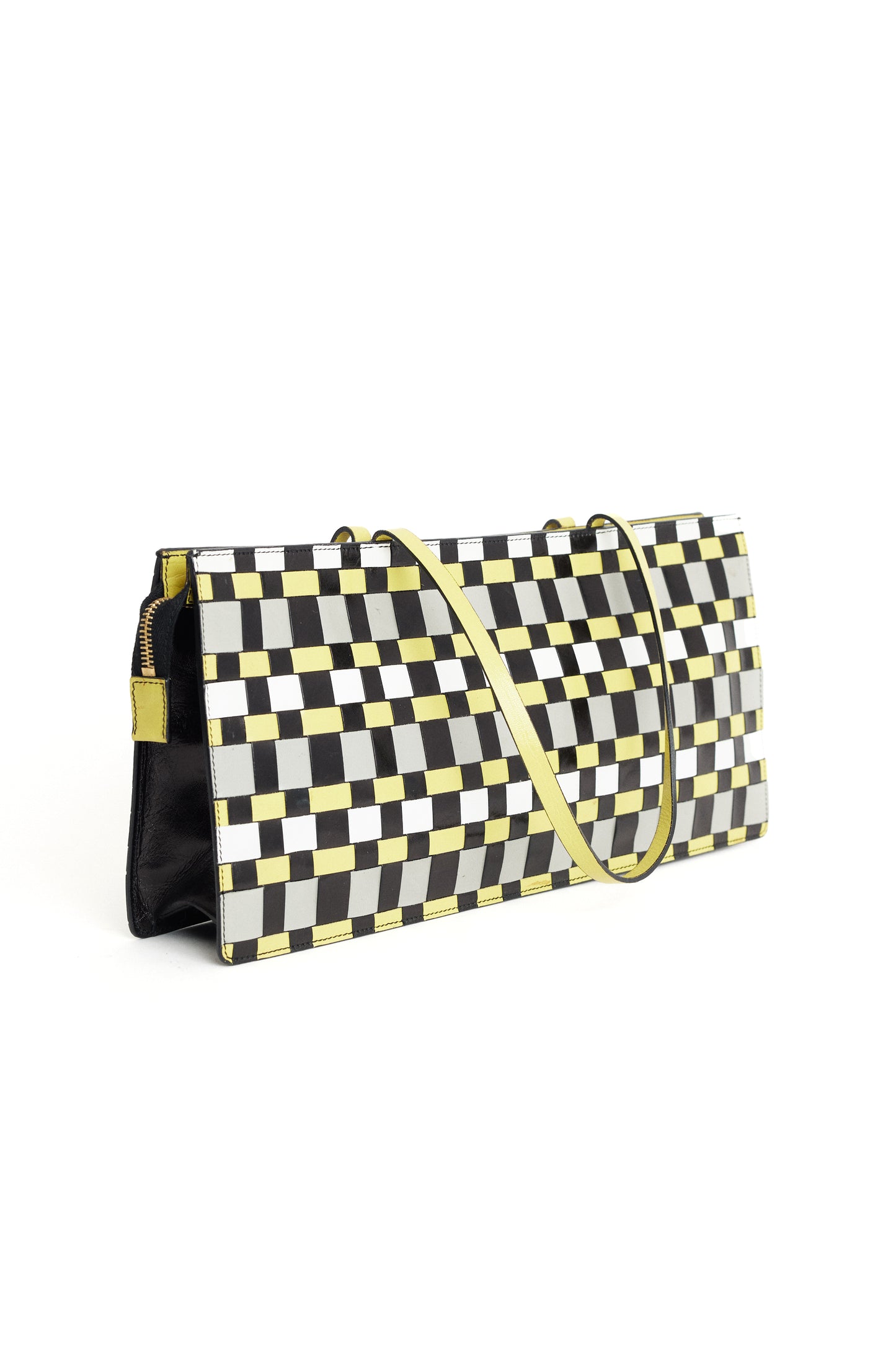 Vintage 1990's Woven Baguette Shoulder Bag