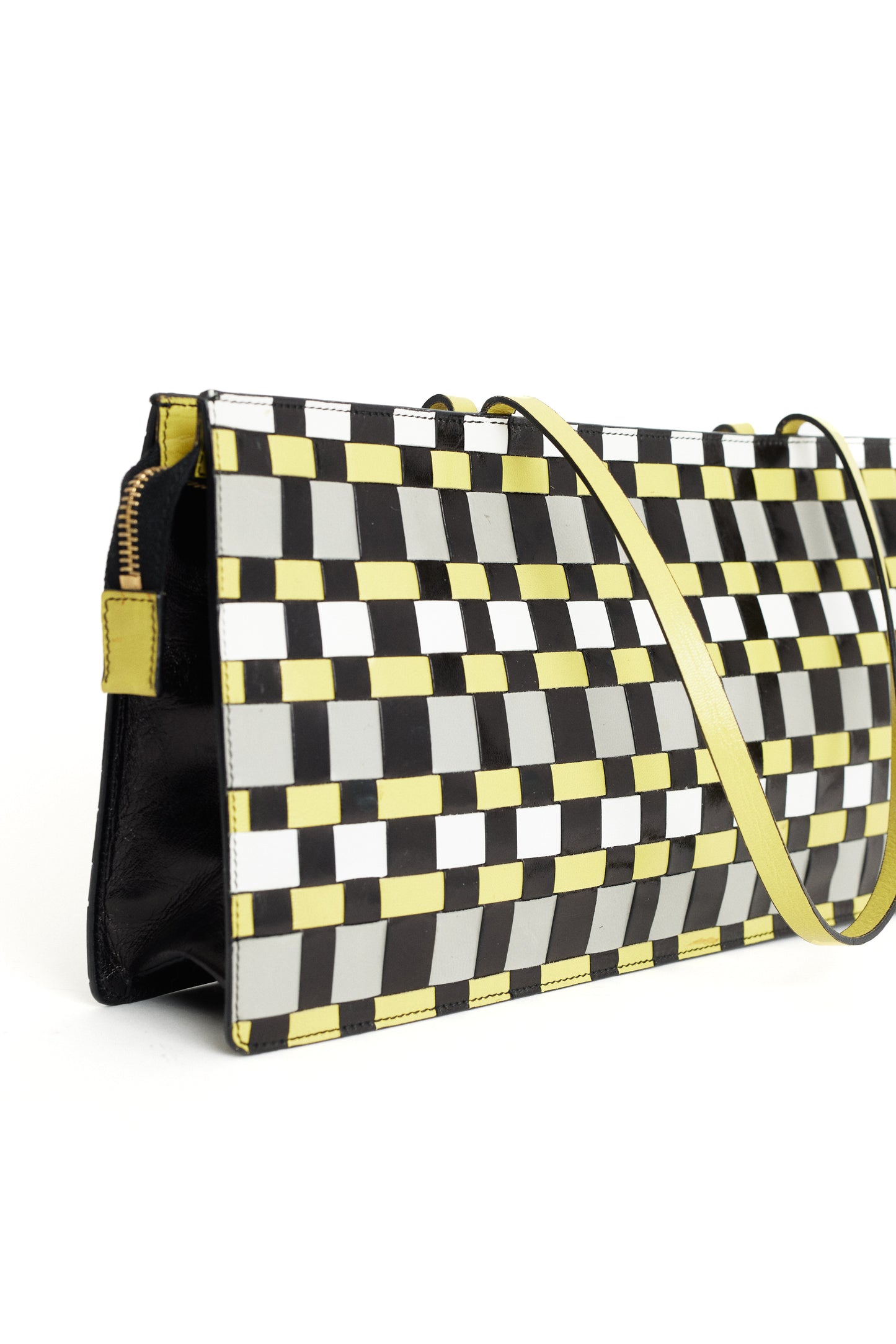 Vintage 1990's Woven Baguette Shoulder Bag