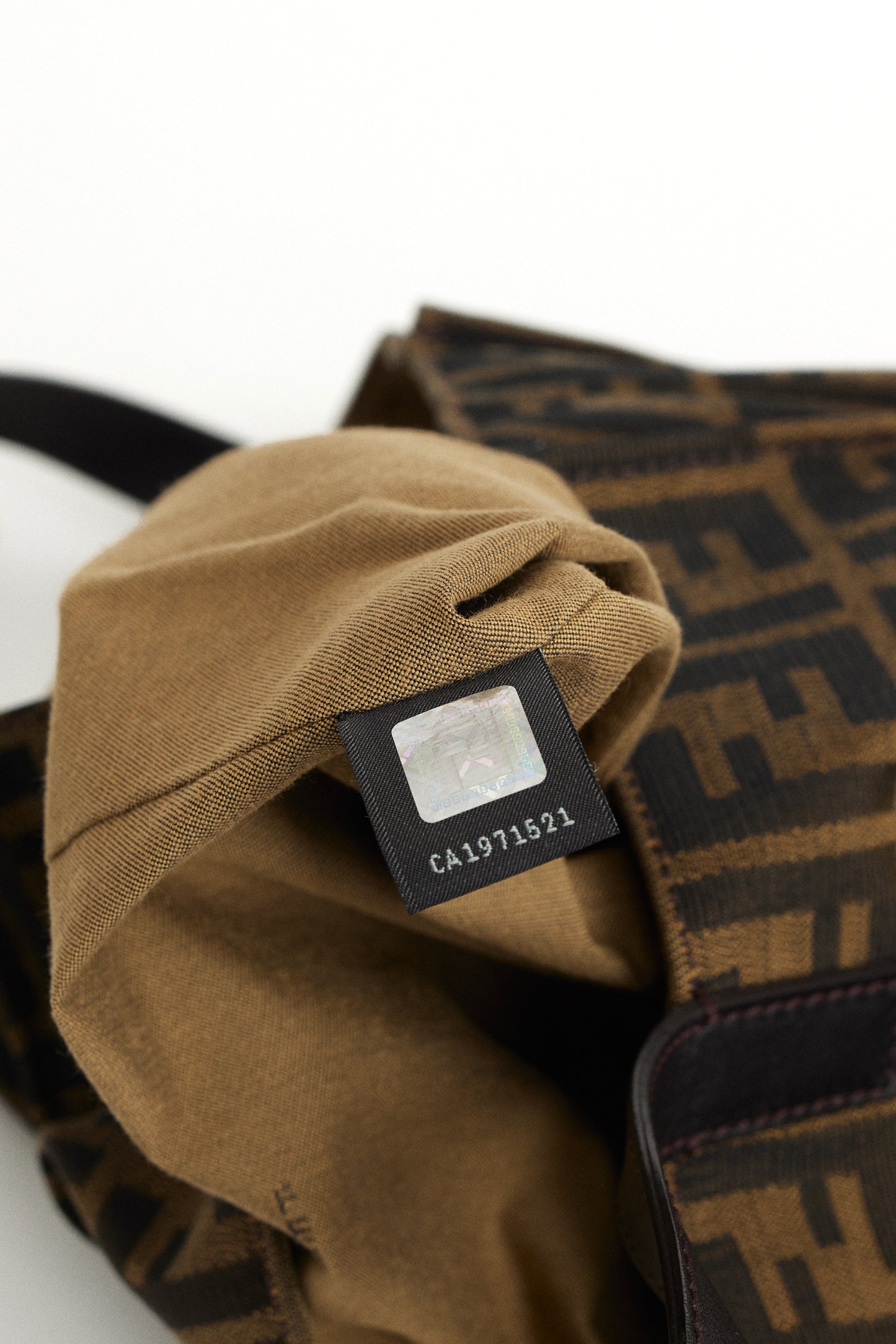 Vintage Zucca Print Tote Bag