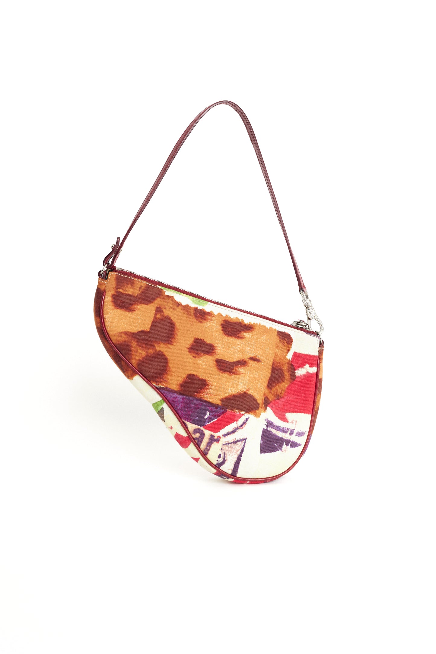 Vintage 2003 Victim Print Saddle Bag