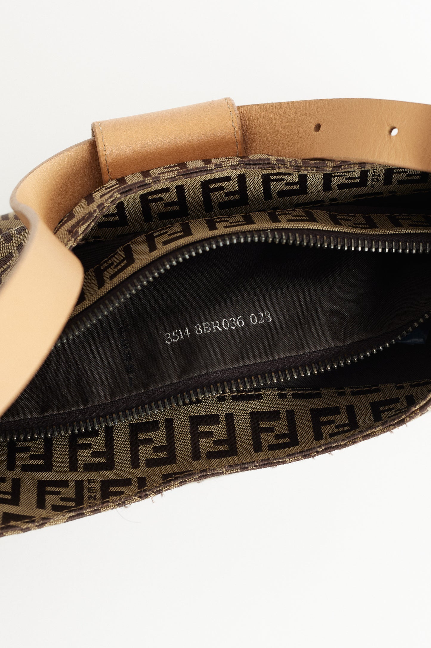 Vintage Zucca Print Hobo Bag