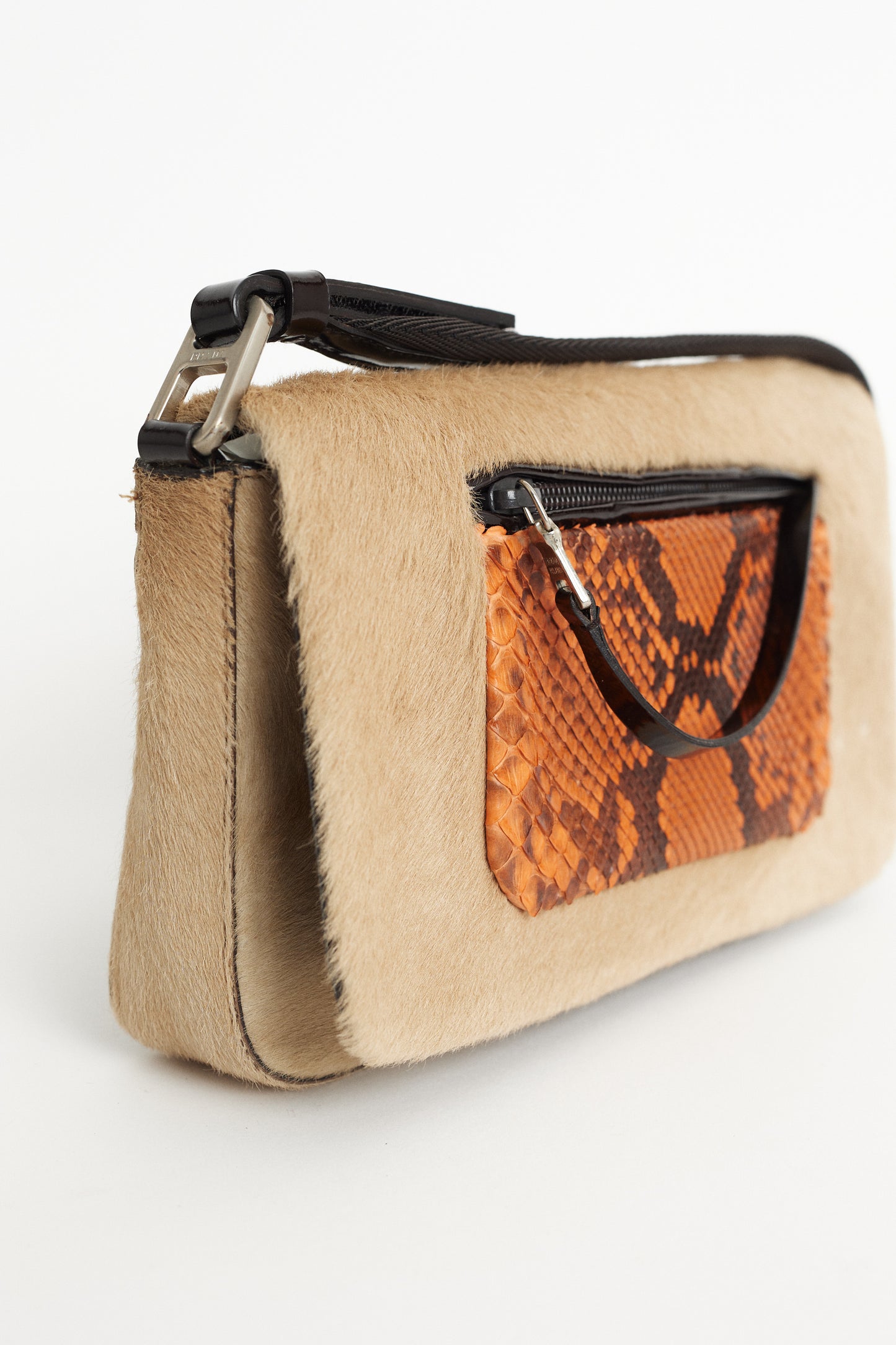 Vintage 1999 Fur Shoulder Bag