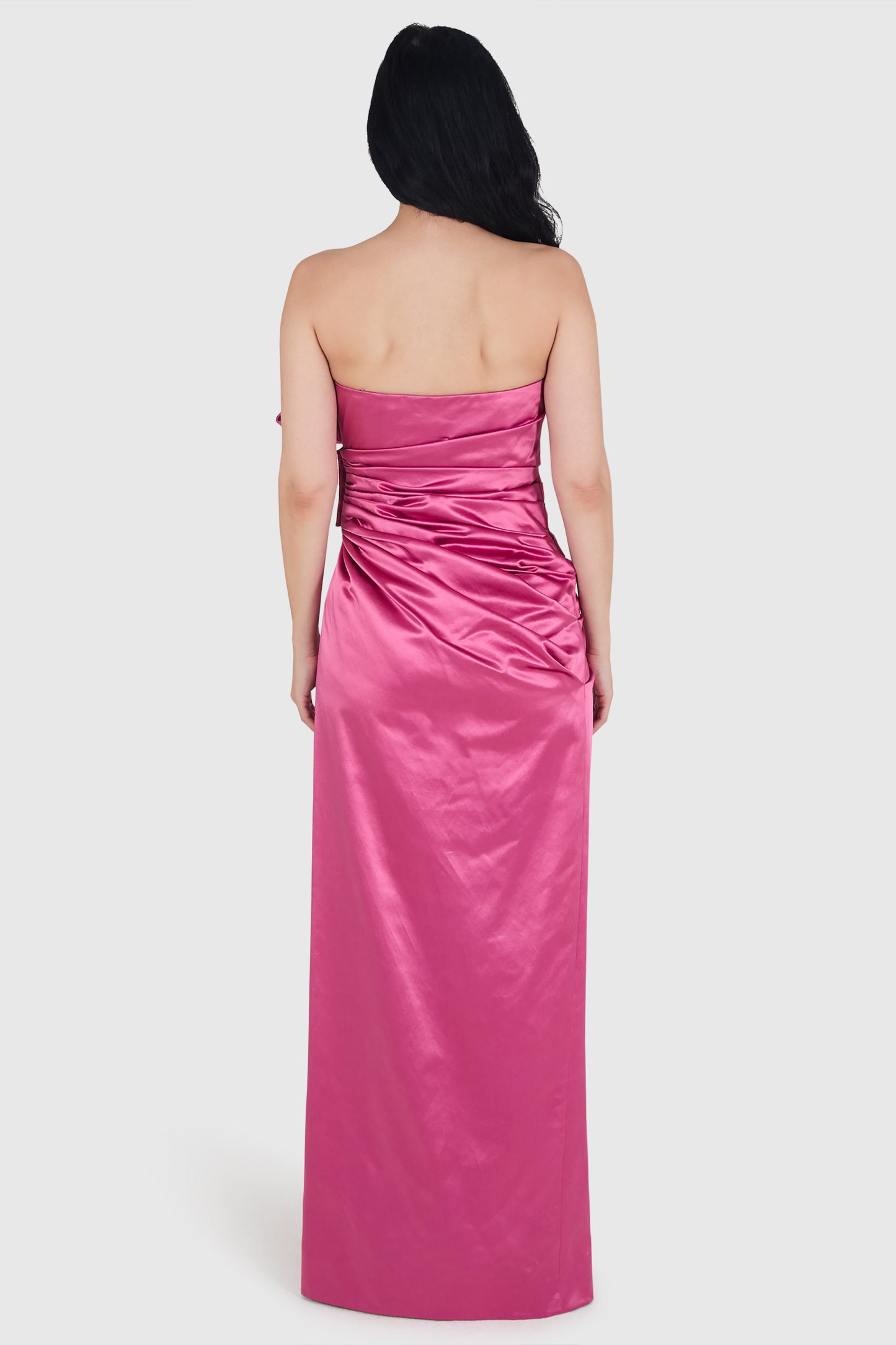 Moschino Couture S/S 2015 Barbie Collection Pink Satin Gown