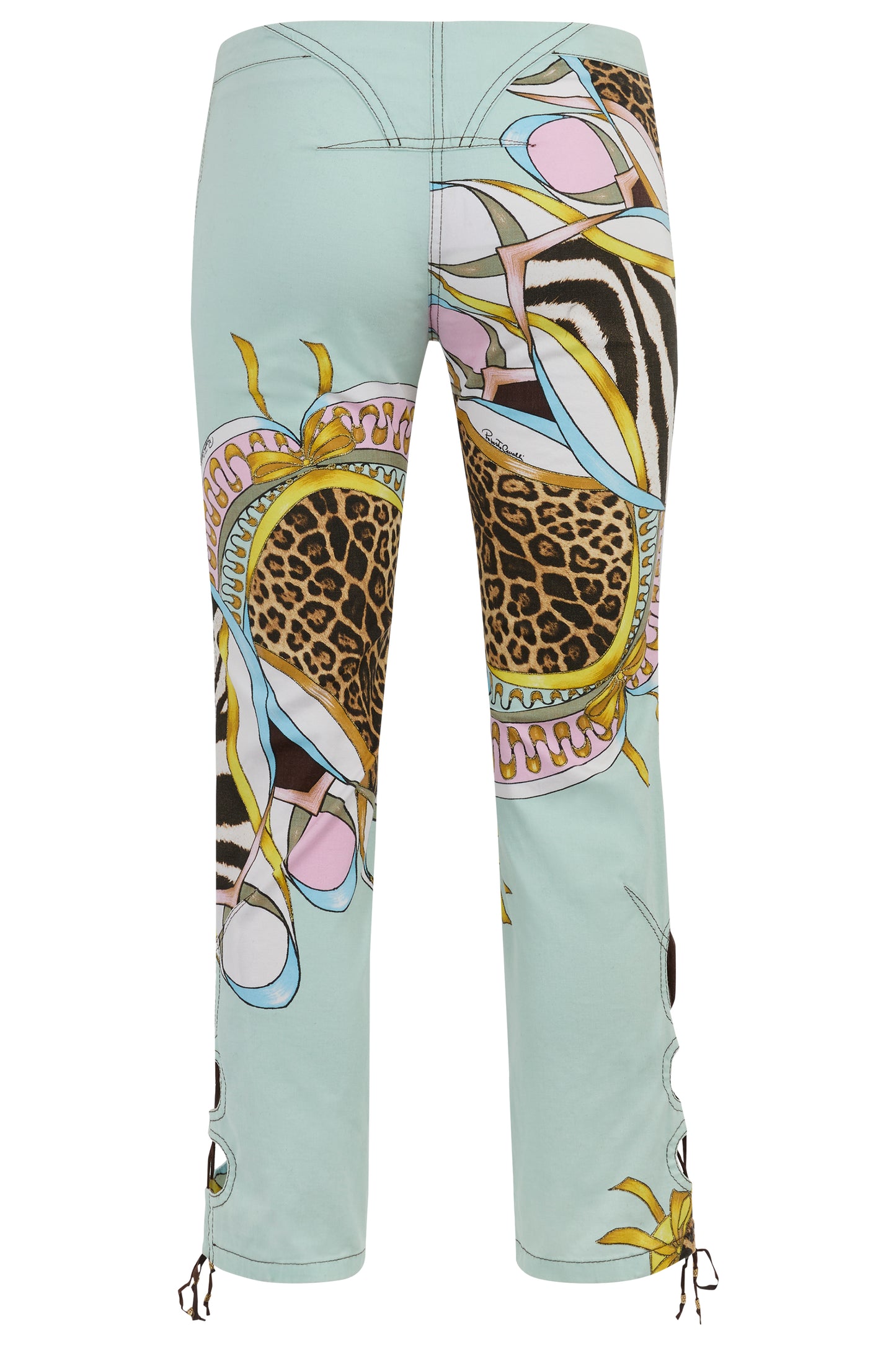 Vintage Roberto Cavalli S/S 2004 Rare Printed Trousers