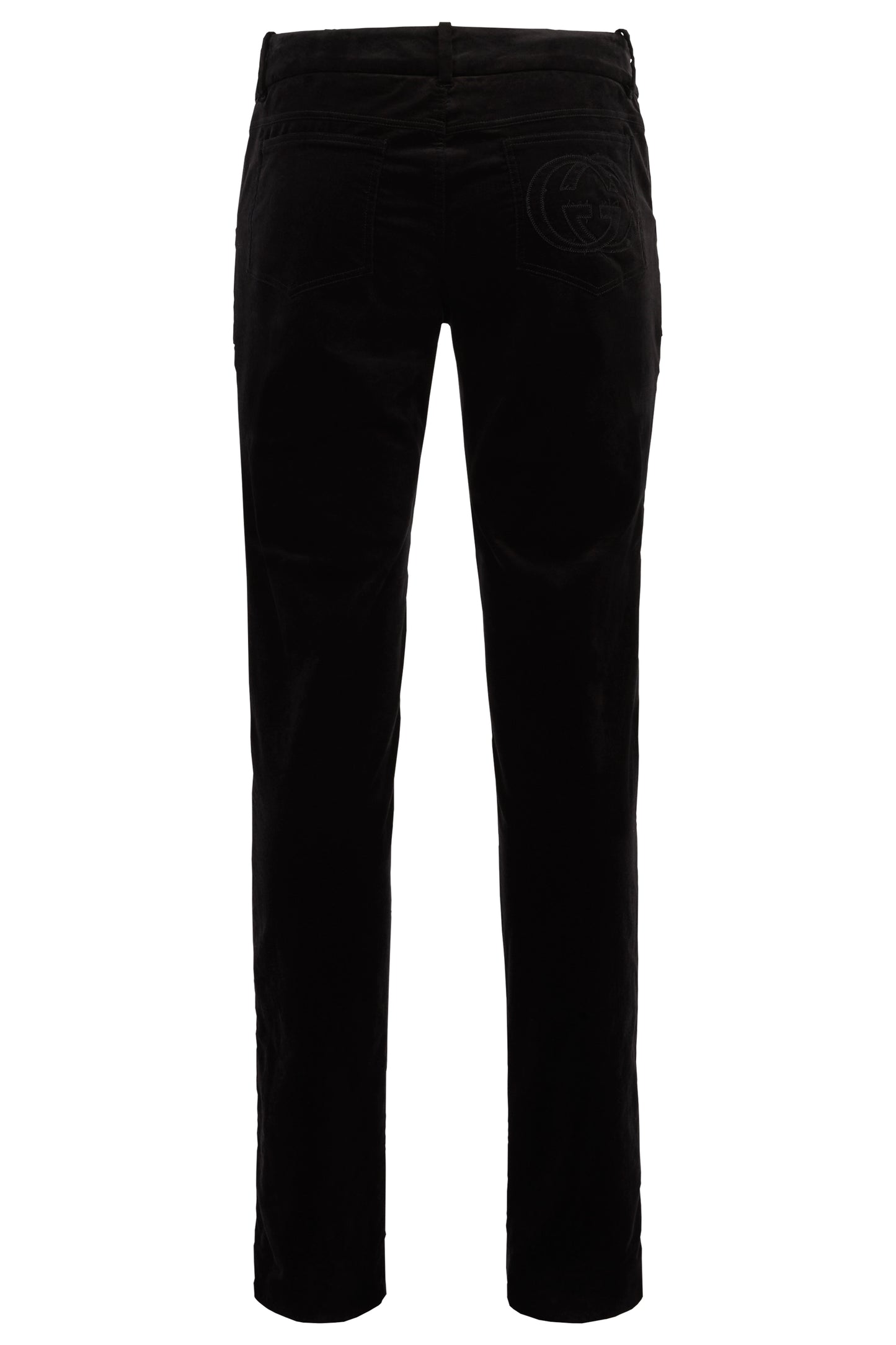 Vintage Gucci F/W 2003 Tom Ford Black Velvet Trousers