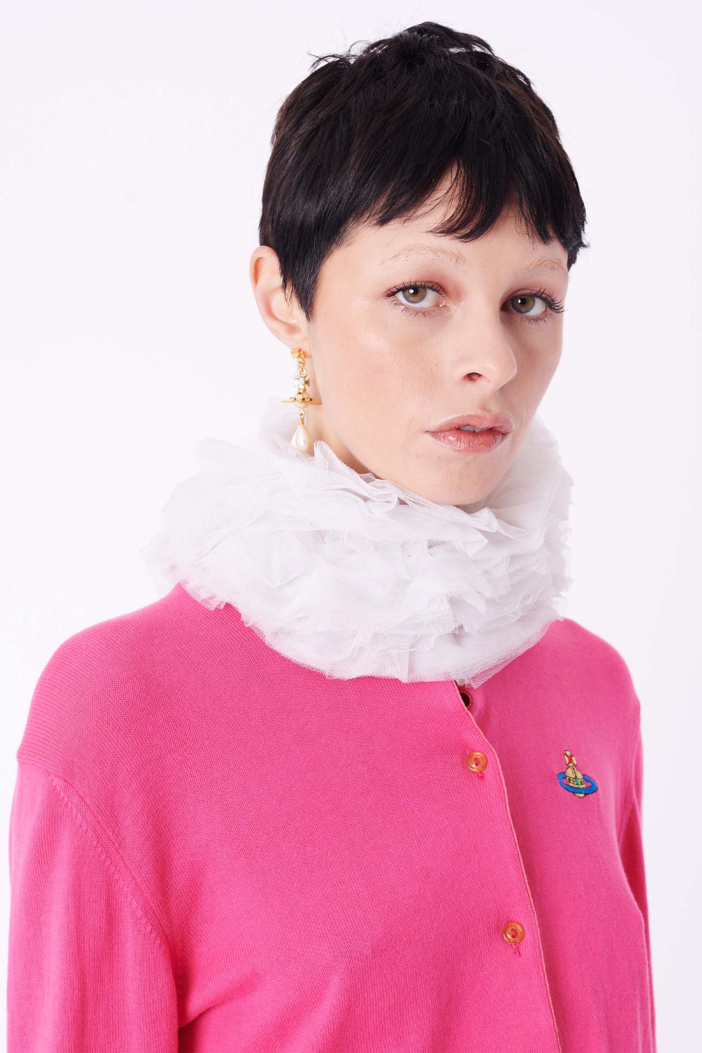 Vintage 1994 Gold Label Pink Orb Cardigan