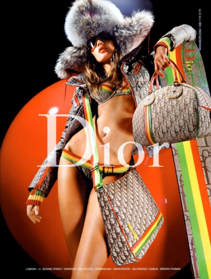 2004 Rasta Print Bowling Bag