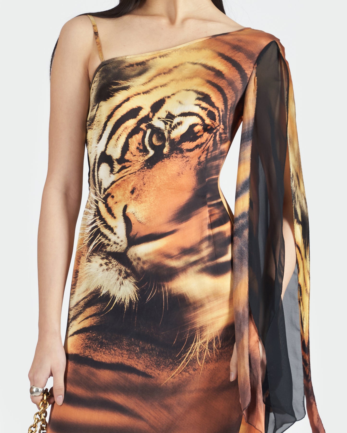 Vintage F/W 2000 Reworked Tiger Dress