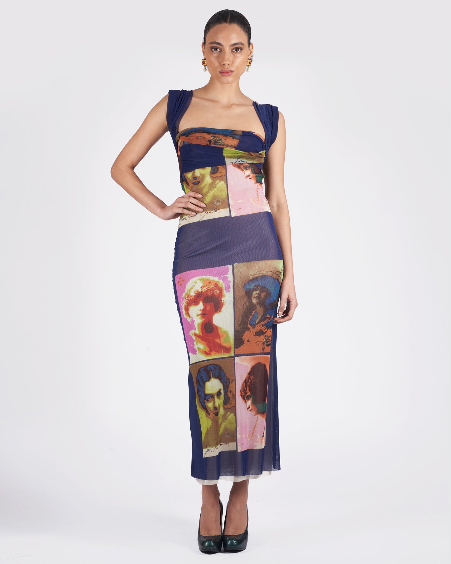 Vintage S/S 2002 Portrait Dress
