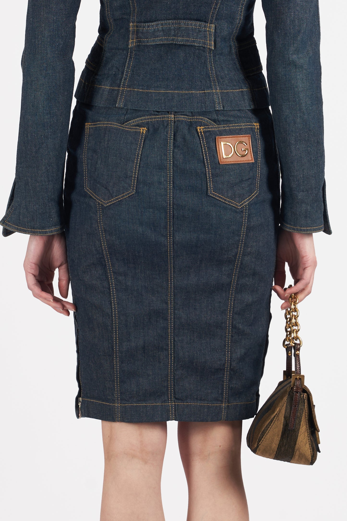 2000’s Denim Corset Two Piece