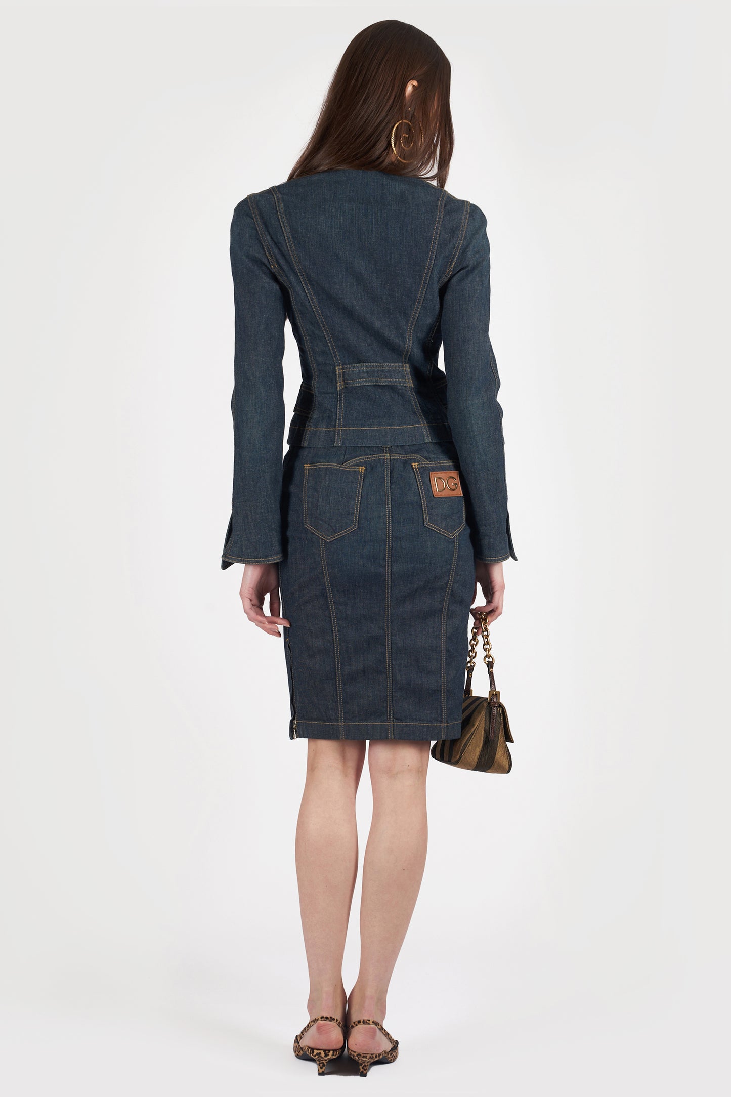 2000’s Denim Corset Two Piece