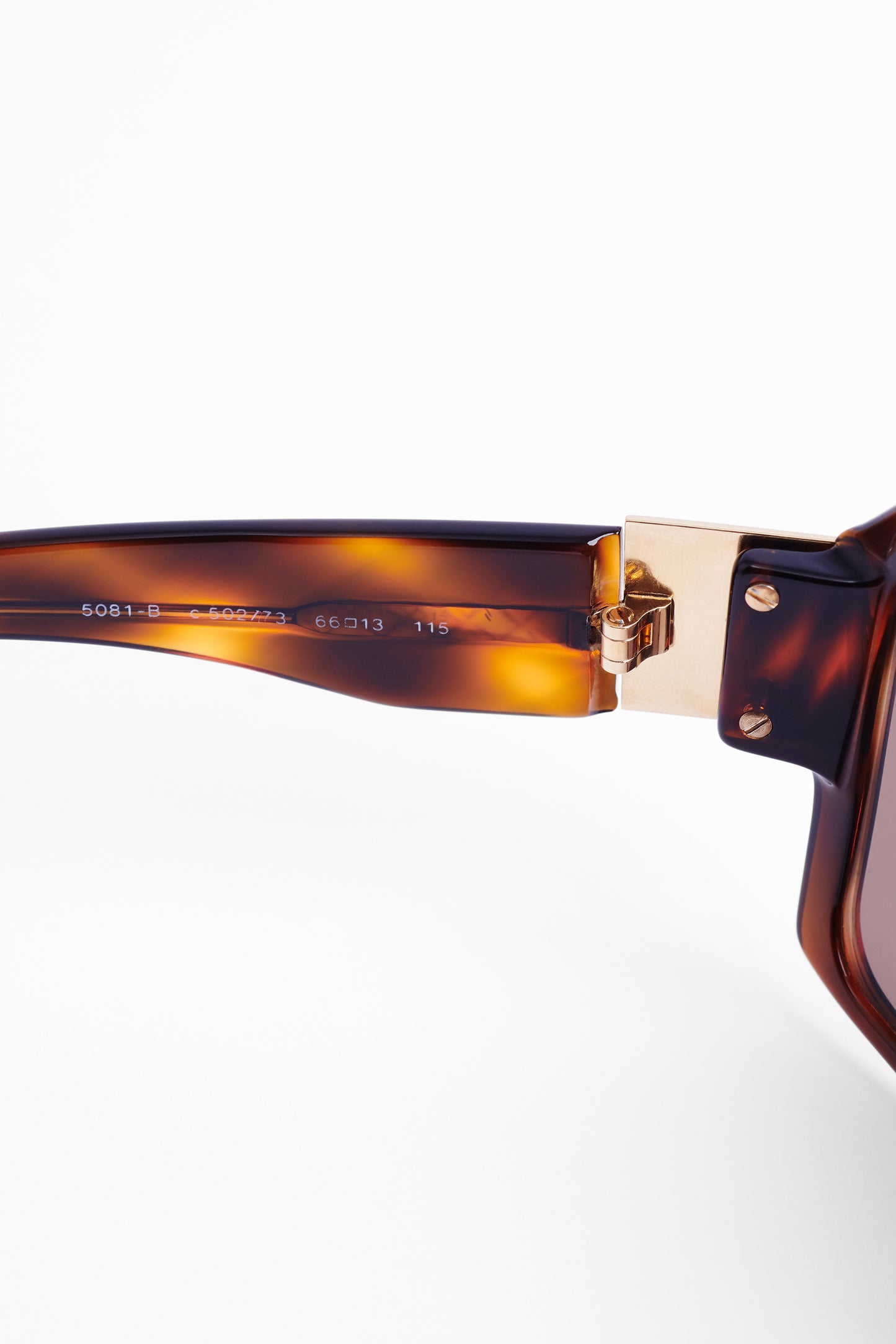 Vintage Early 2000s Chanel Tortoise Crystal Sunglasses