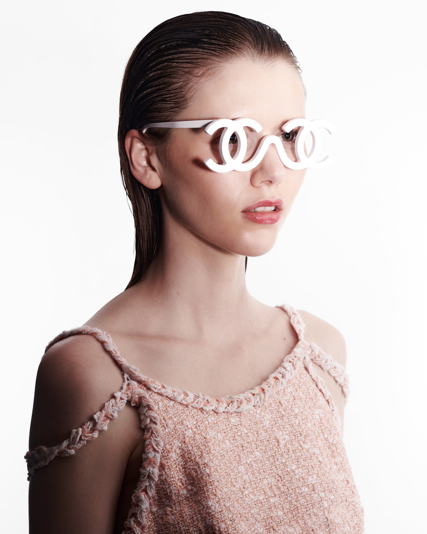 Vintage 1994 Runway CC Logo Sunglasses