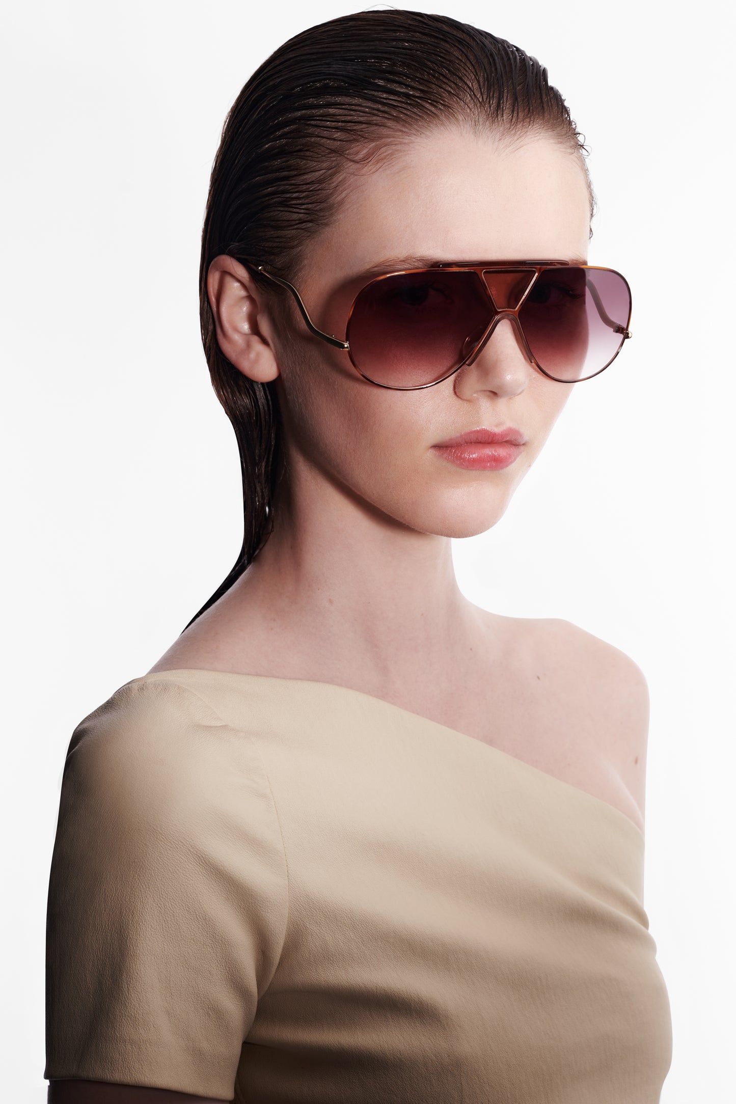 Deadstock 2021 Chloè Oversize Aviator Sunglasses