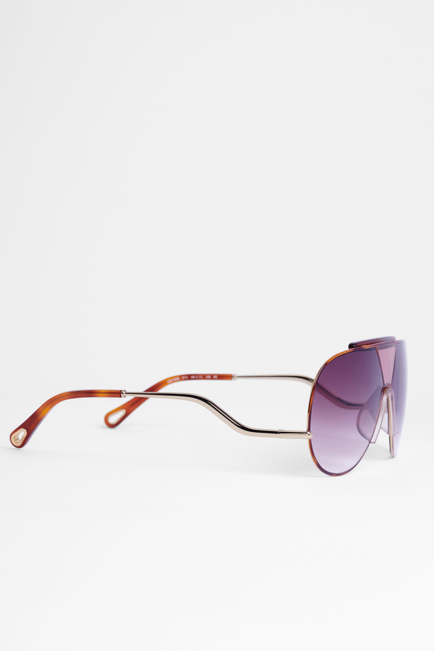 Deadstock 2021 Chloè Oversize Aviator Sunglasses