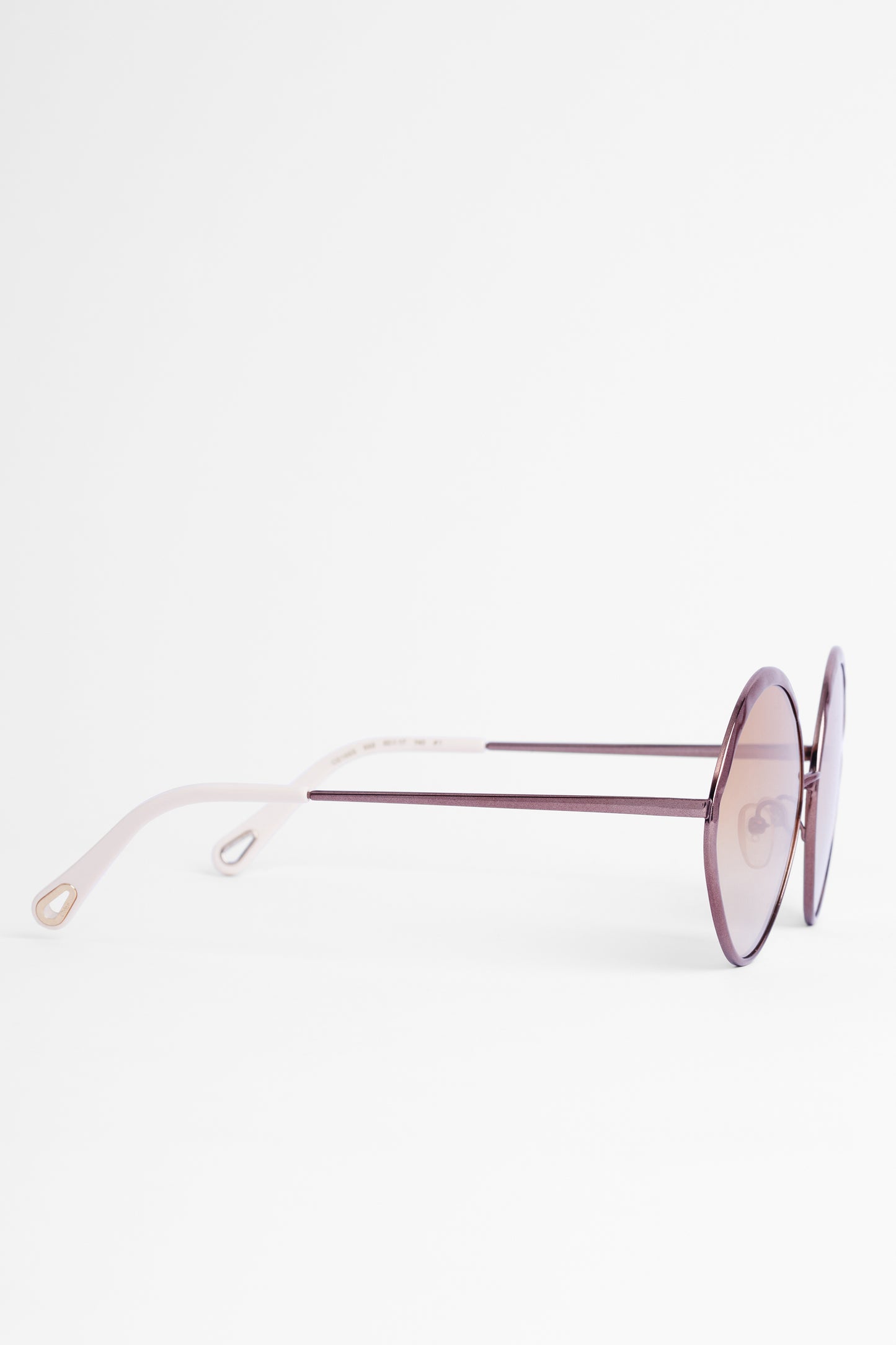 2021 Oversize Circle Rose Gold Mirror Sunglasses
