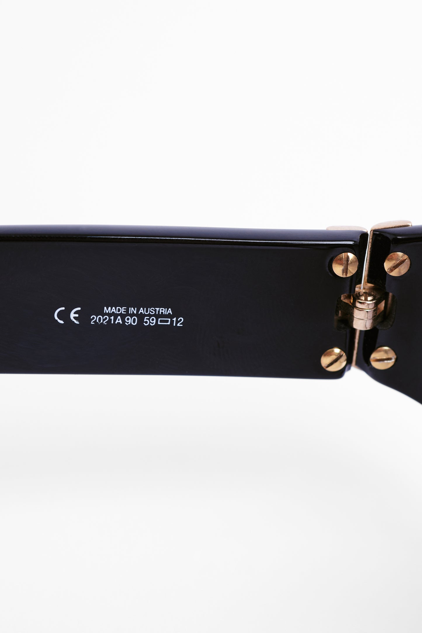 Angular Oval Black Sunglasses