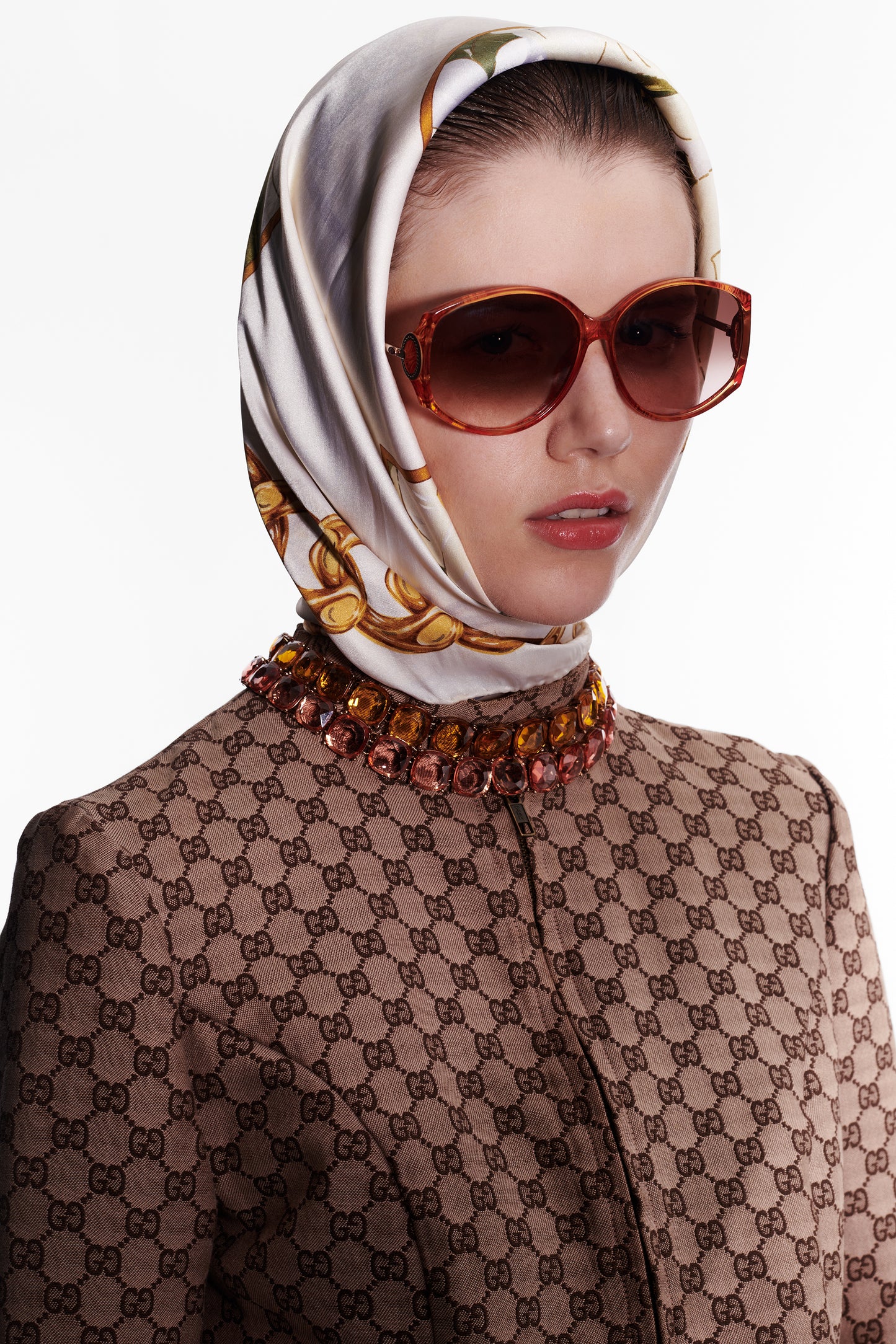 Vintage Christian Dior Orange Sunglasses