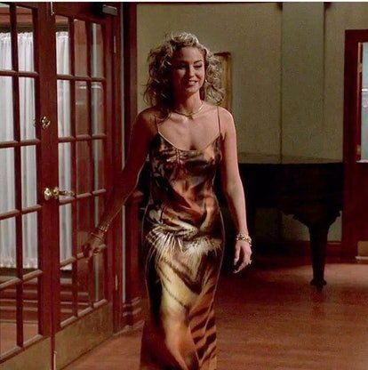 Vintage F/W 2000 Tiger Slip Dress
