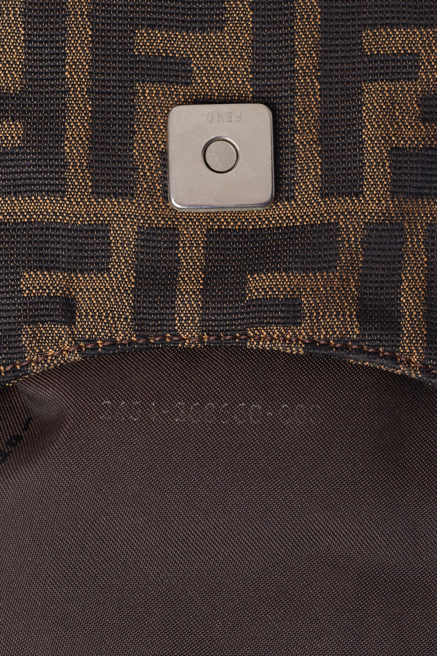 Vintage 1990’s Brown Zucca Print Croissant Bag