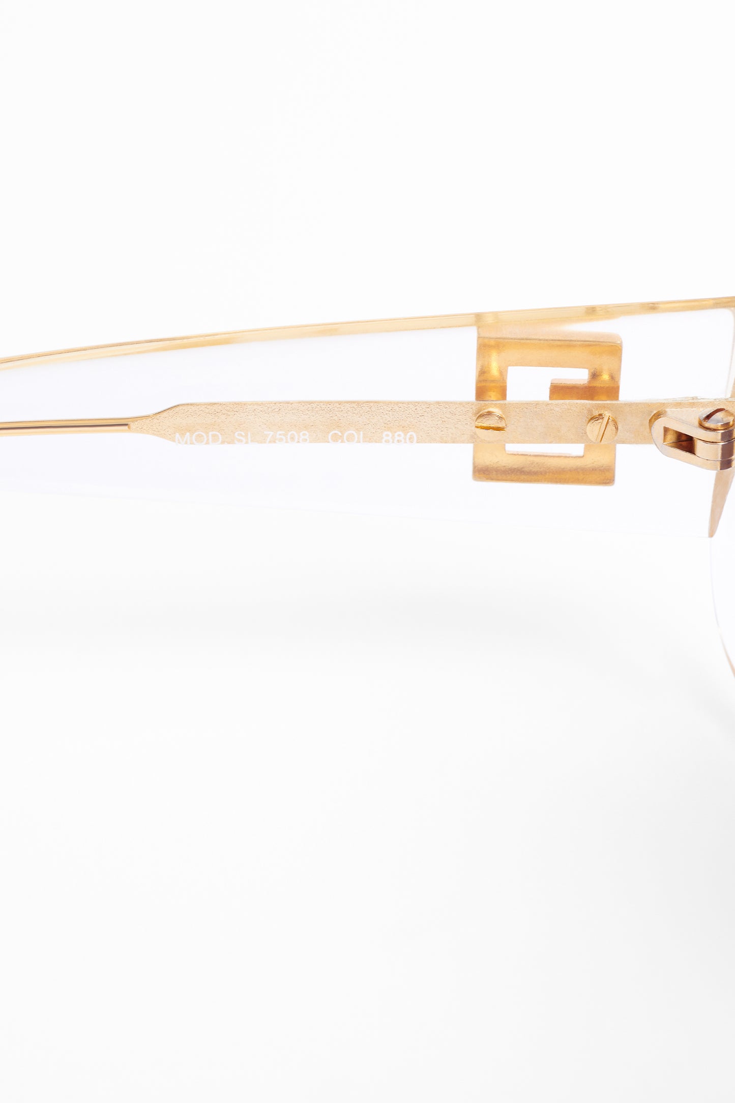 Clear Acetate Square Sunglasses