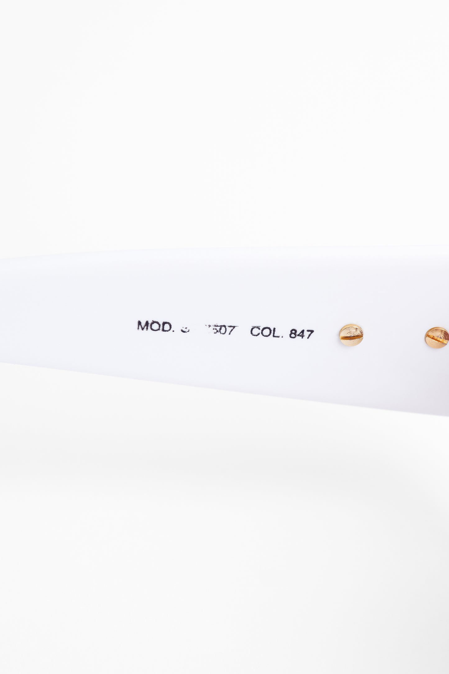 Vintage 1990’s White Oval Sunglasses