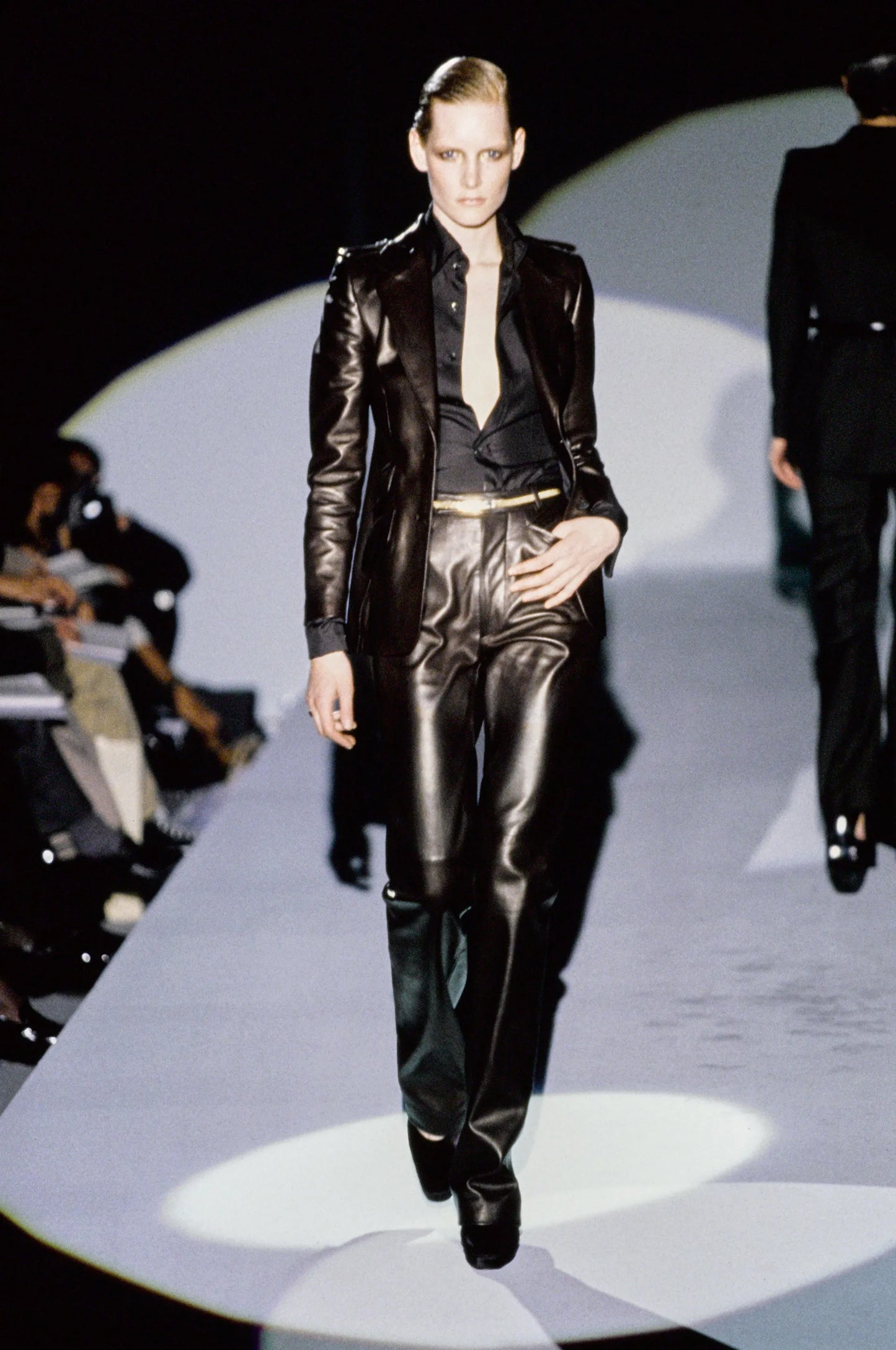 Vintage Gucci F/W 1996 Long Leather Coat