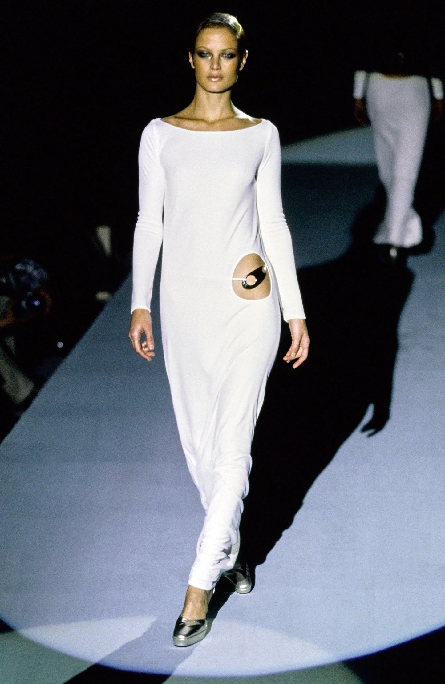 Rare Gucci By Tom Ford F/W 1996 Cut-Out Hardware Gown