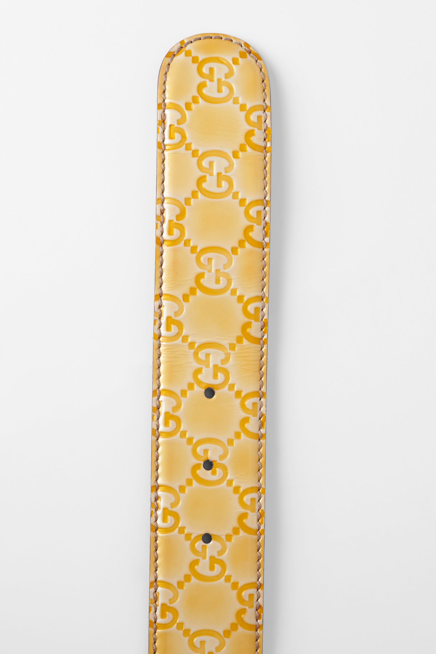 Vintage 1990’s Canary Yellow GG logo Belt
