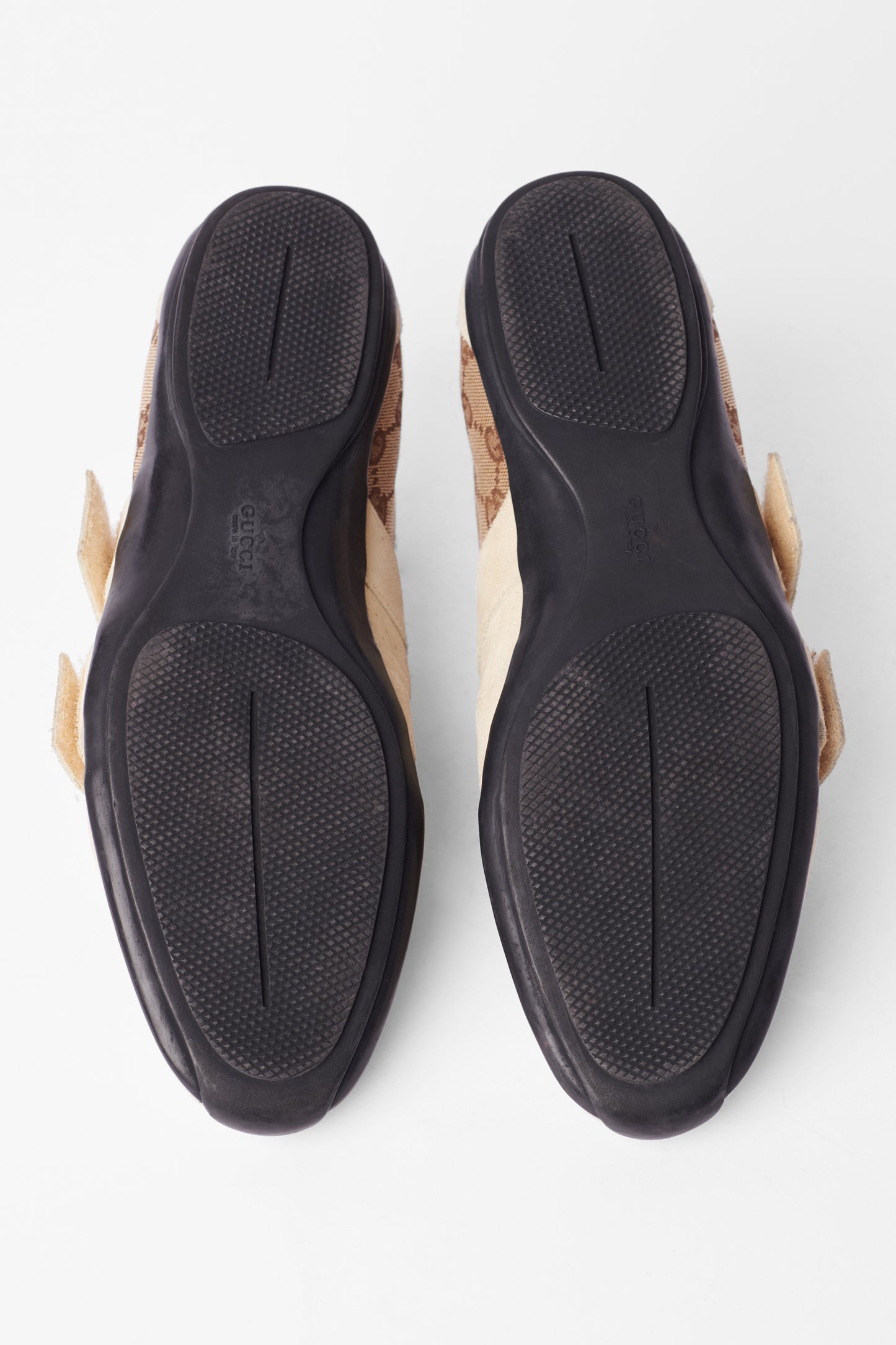 Vintage Gucci Beige Monogram Trainers