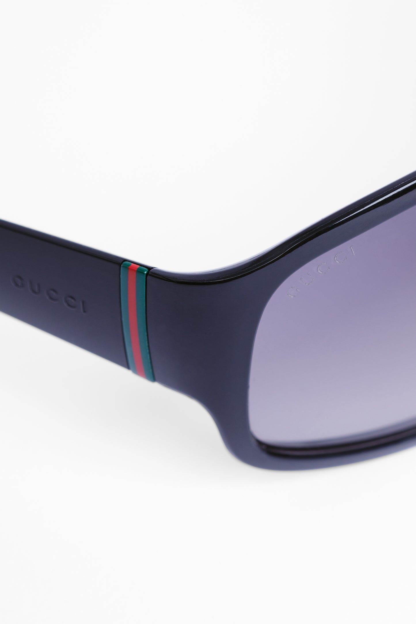 Black Wrap Aviator Sunglasses