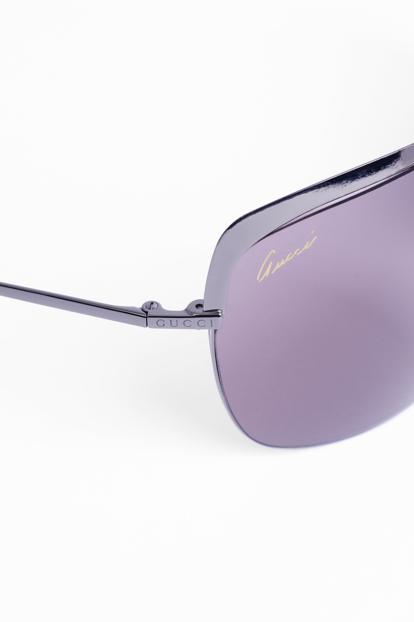 2000 Oversize Rectangular Aviator Sunglasses