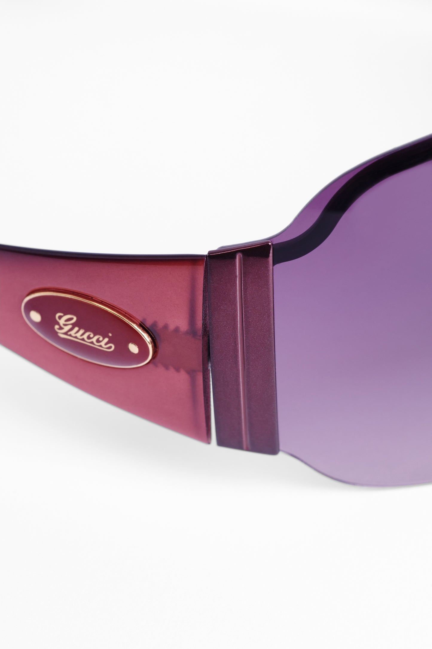 Vintage 2000’s Purple Shield Sunglasses