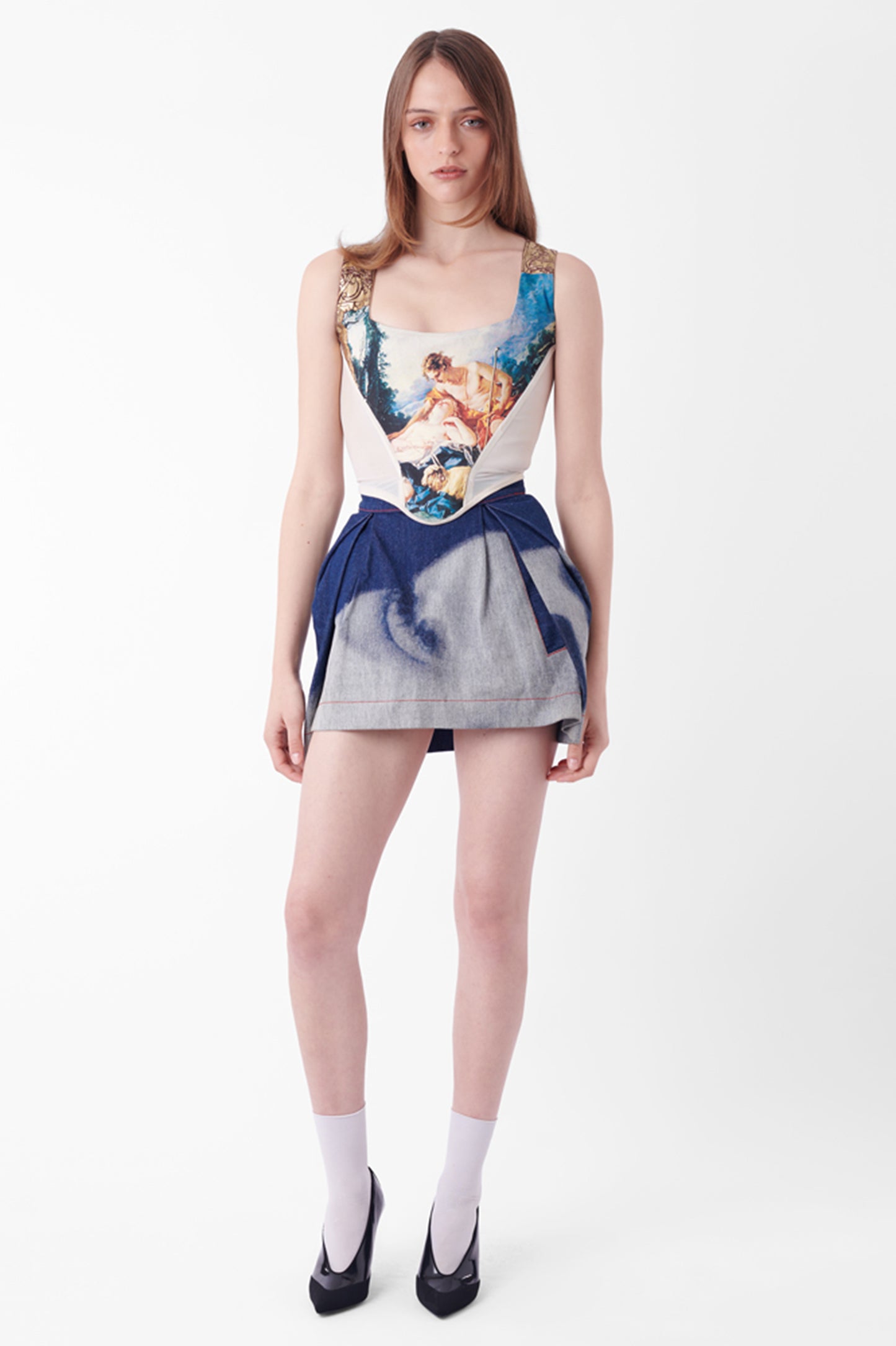 Vintage F/W 1993 Runway Portrait Corset