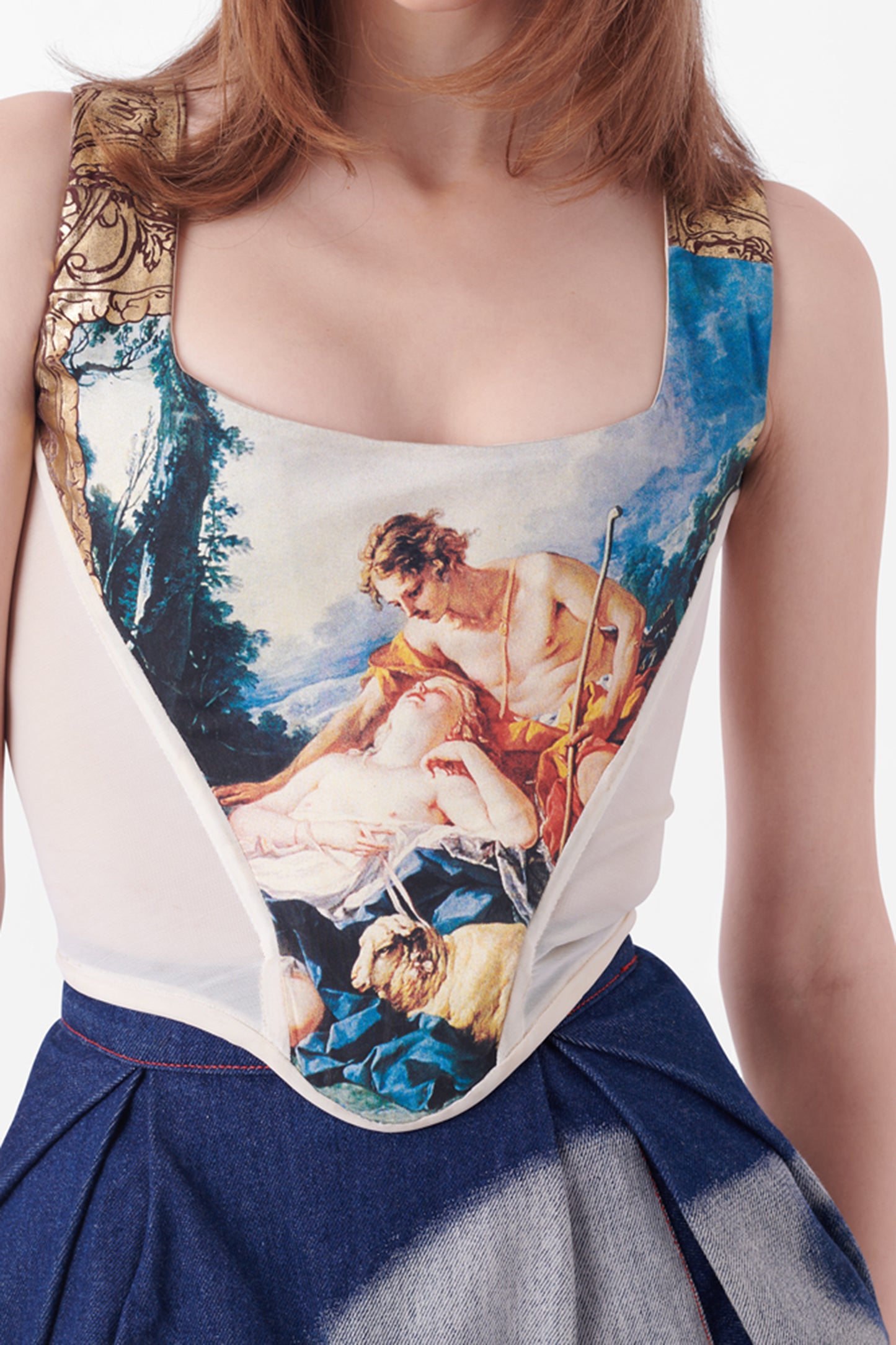 Vintage F/W 1993 Runway Portrait Corset