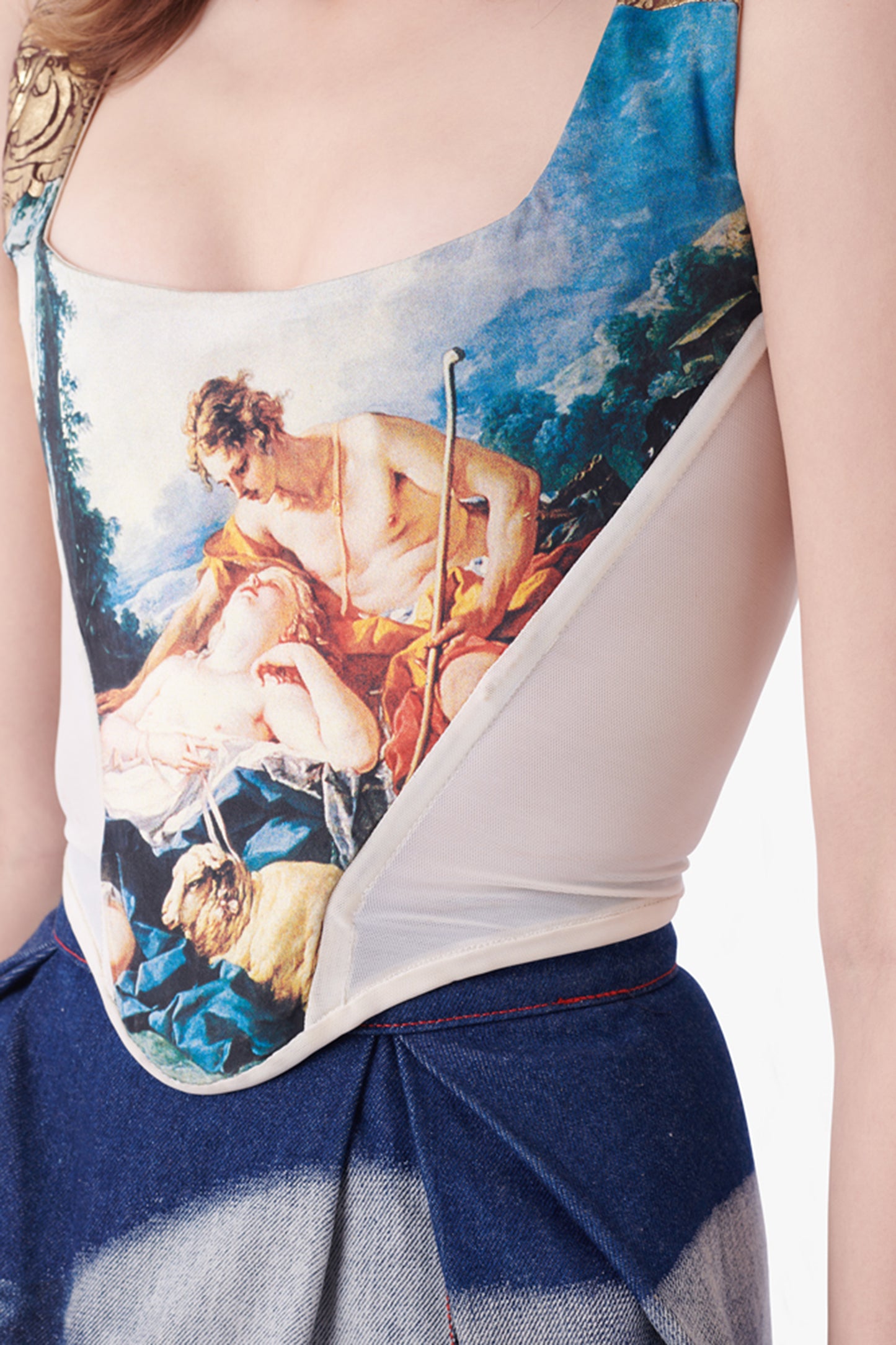 Vintage F/W 1993 Runway Portrait Corset