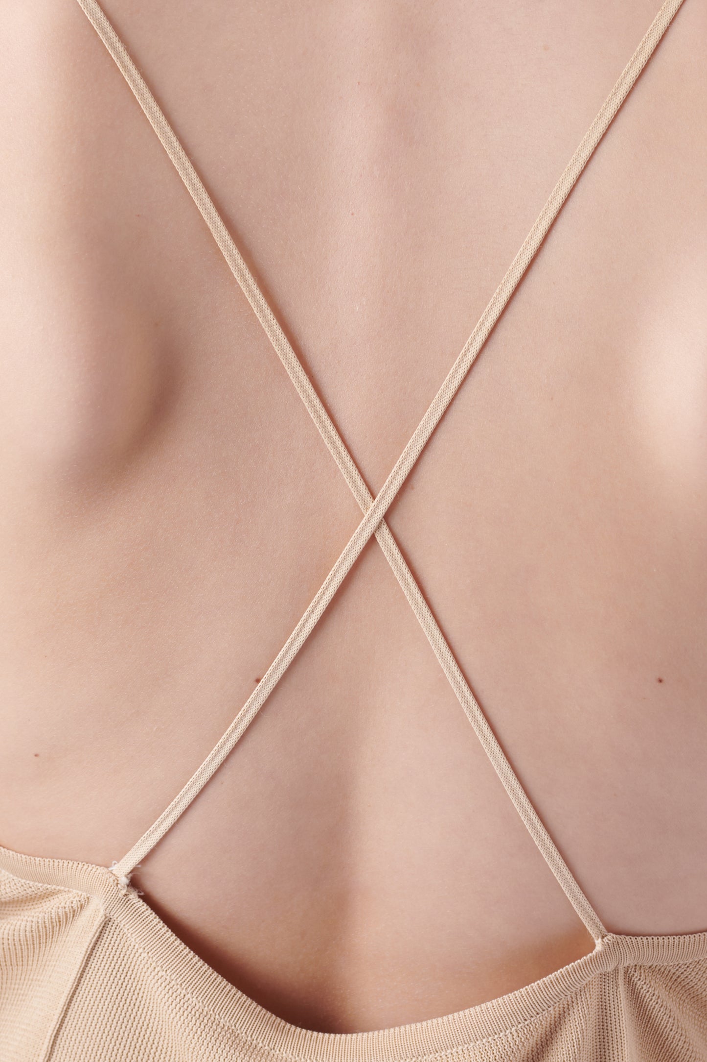 Vintage SS 1997 Beige Strappy Top