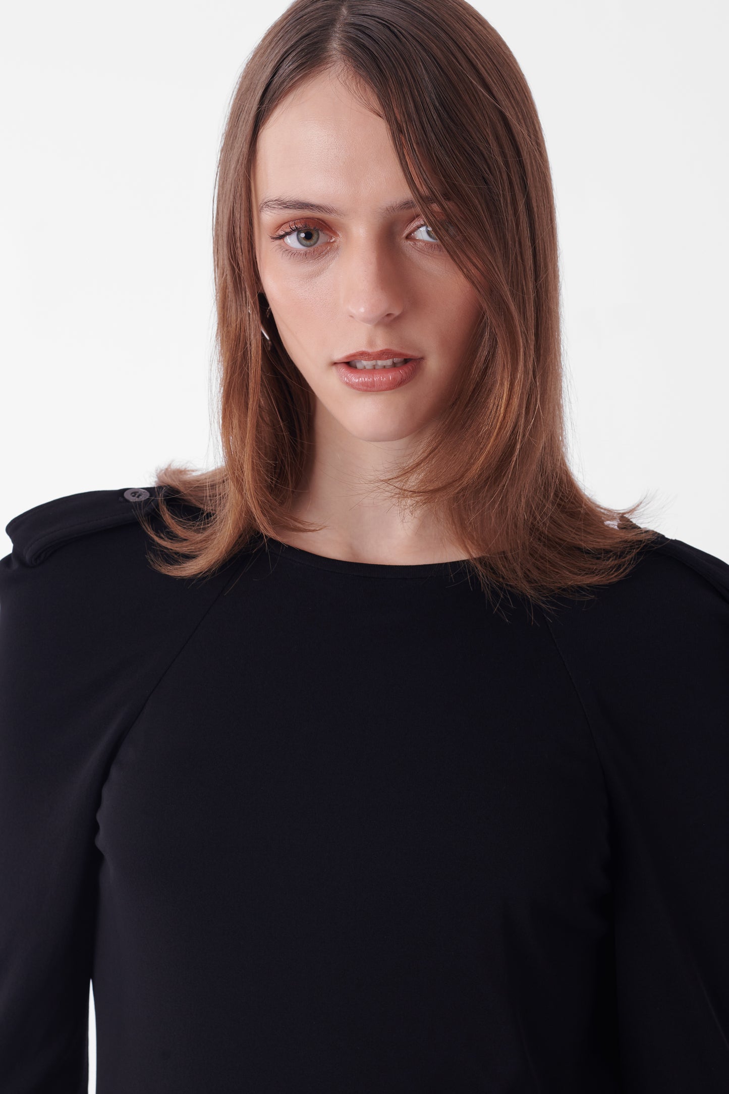 Vintage F/W 1996 Runway Backless Black Dress with Gold Belt