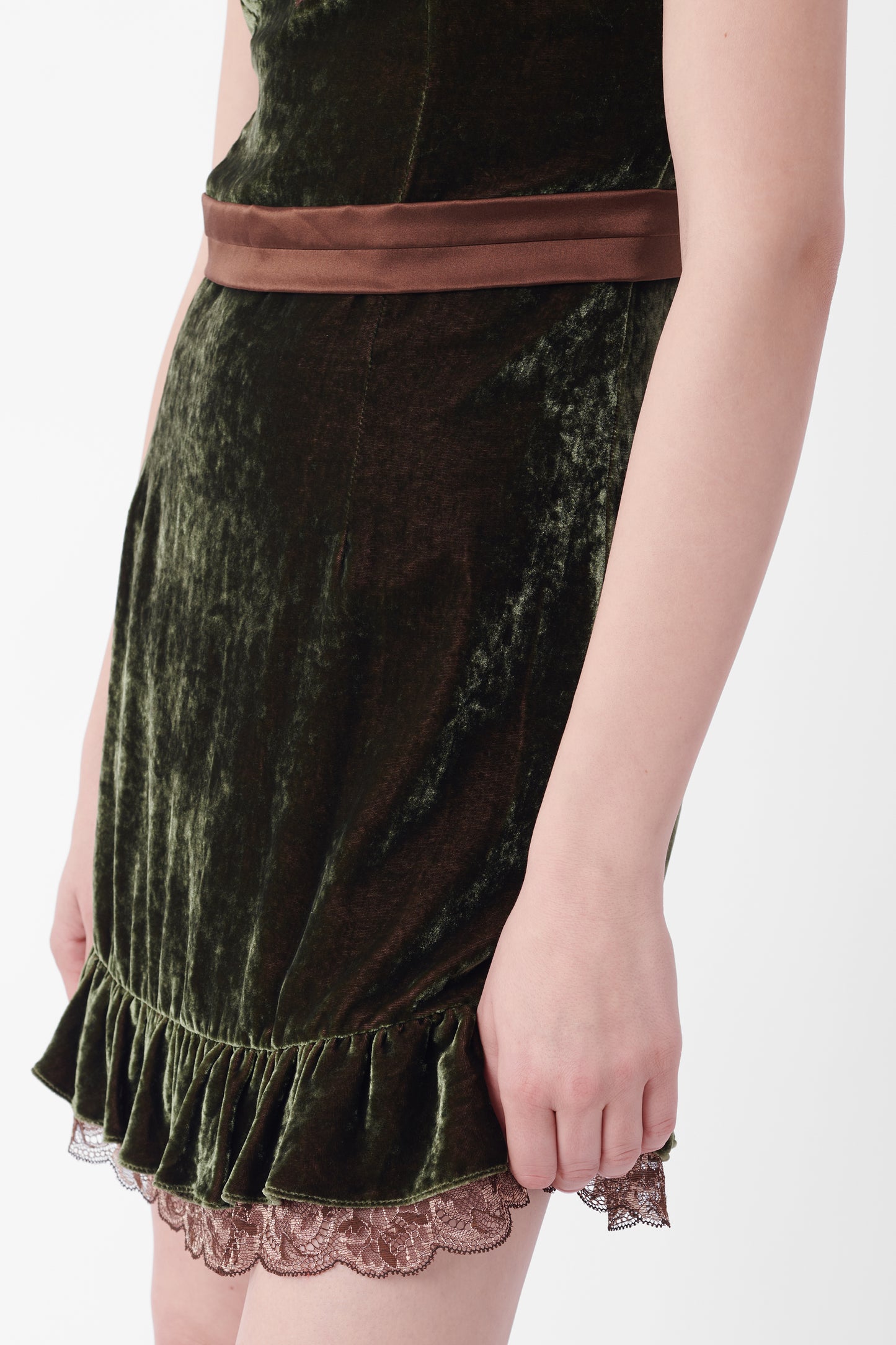 2006 Green Velvet Mini Dress