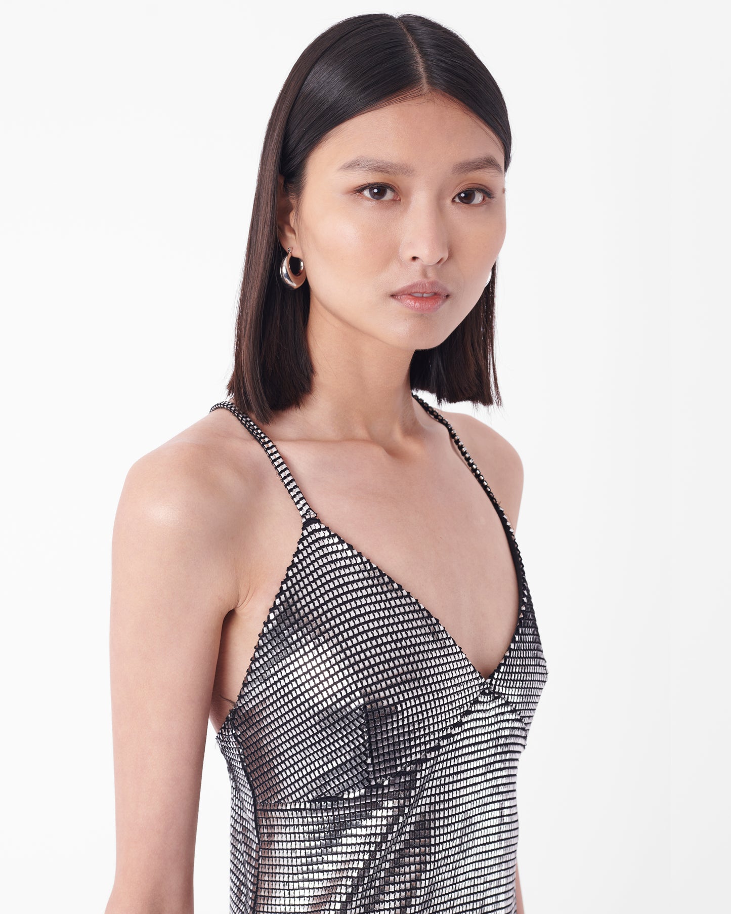 Vintage 1990’s Silver Mini Dress