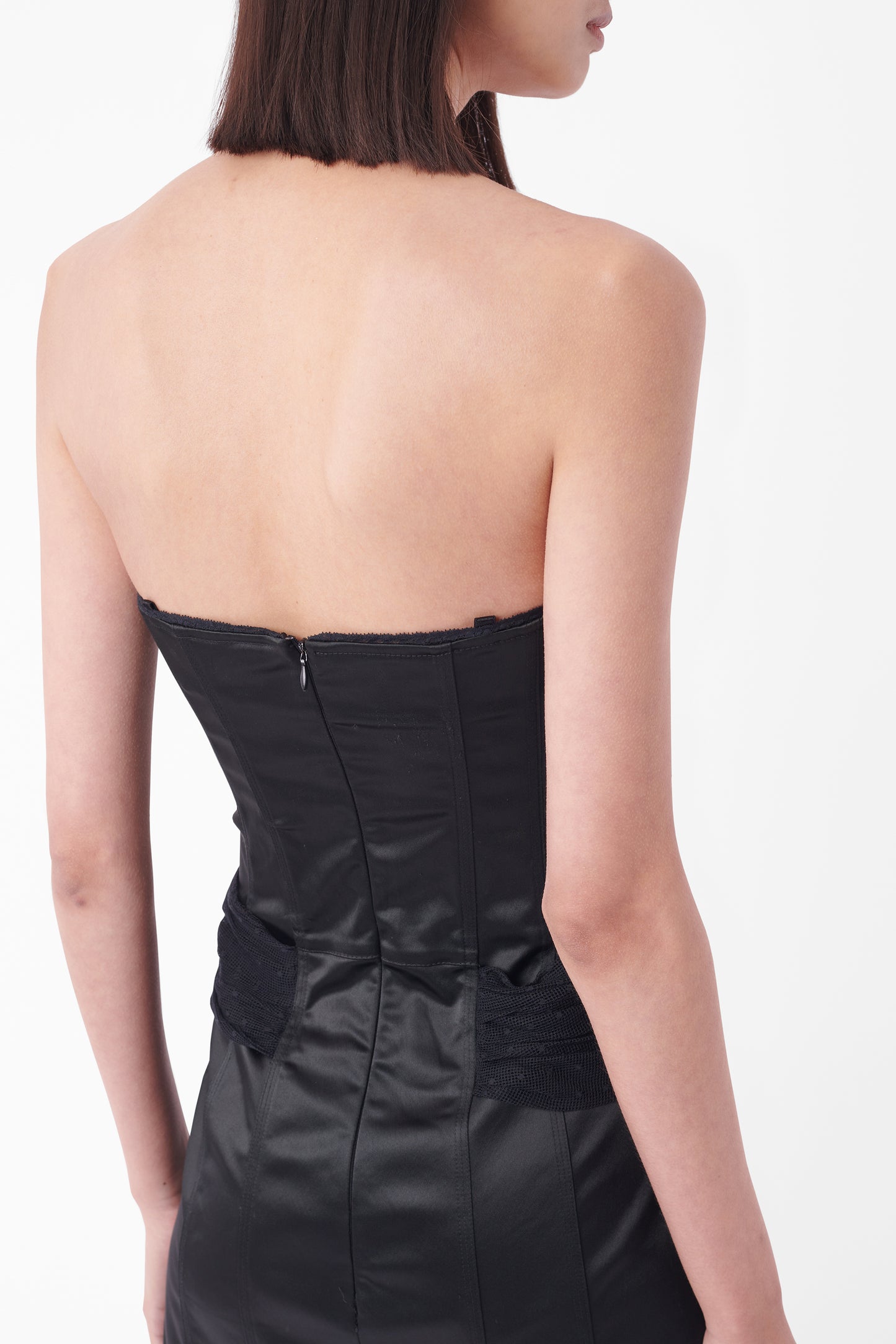 Vintage Early 2000’s Black Bustier Dress