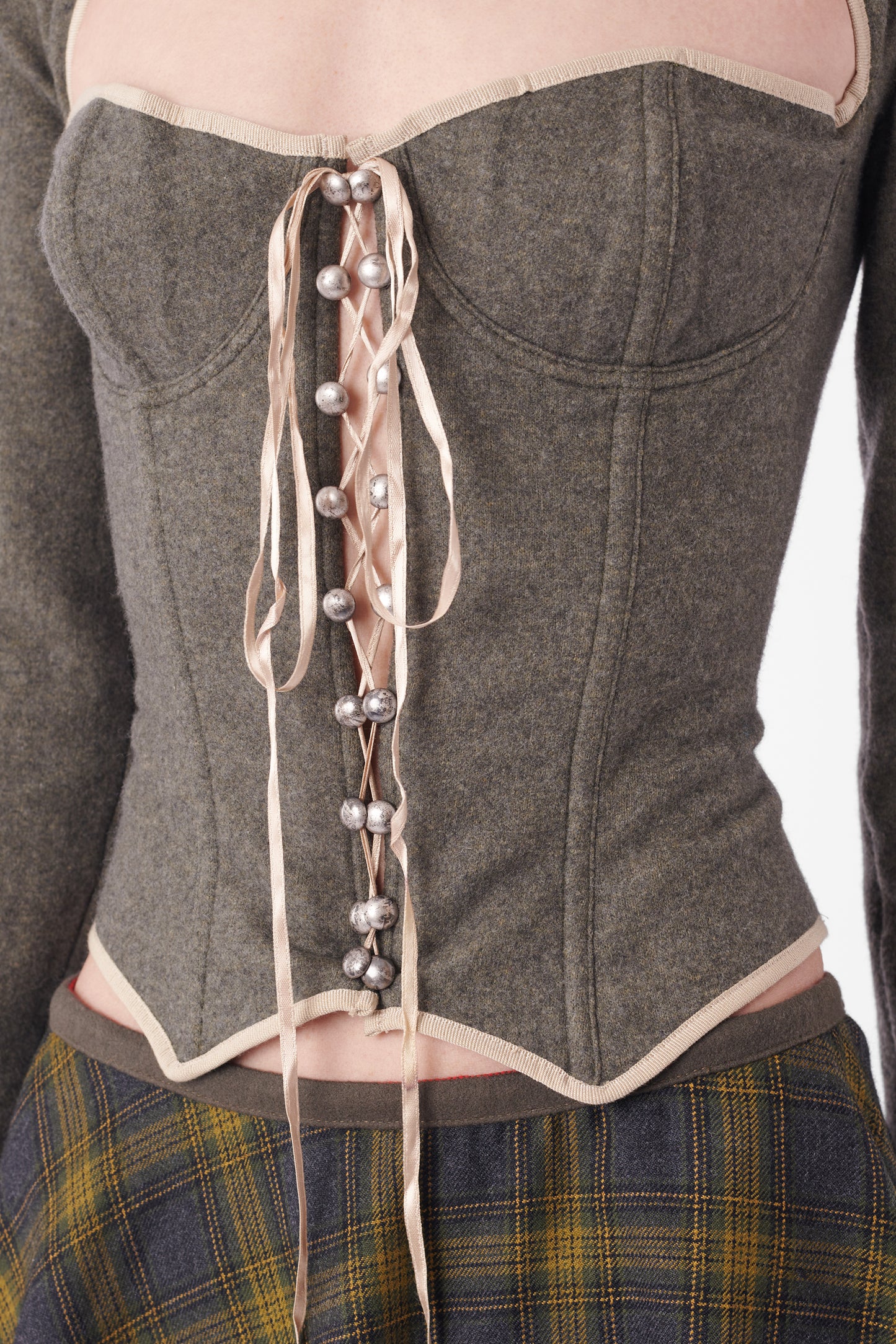 Vintage Corset & Skirt Set