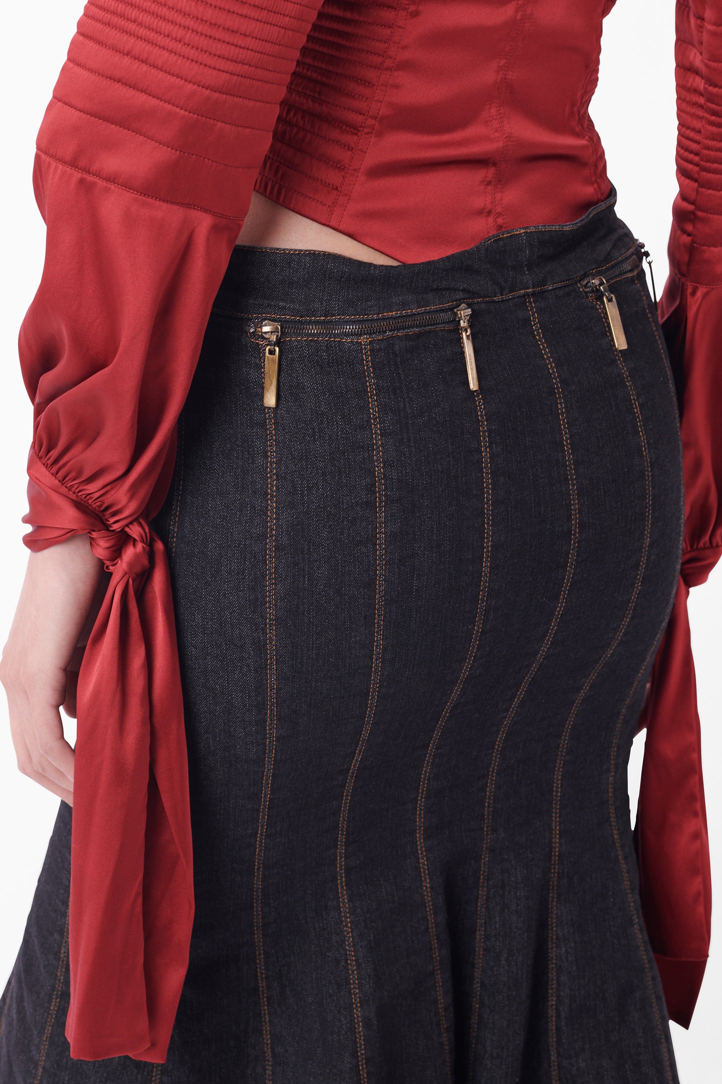 Vintage Dark Denim Skirt
