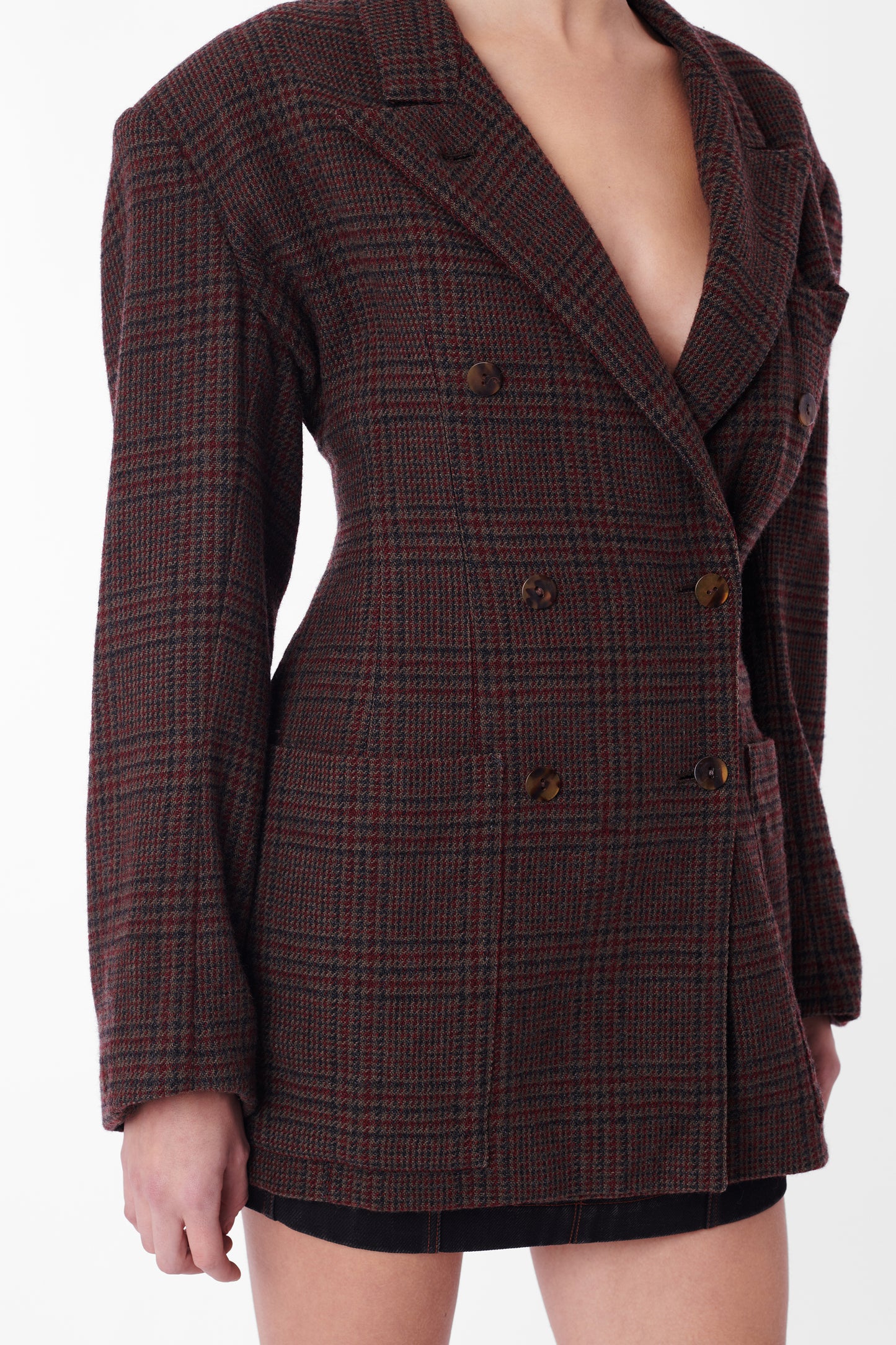 Vintage Double Breasted Wool Blazer