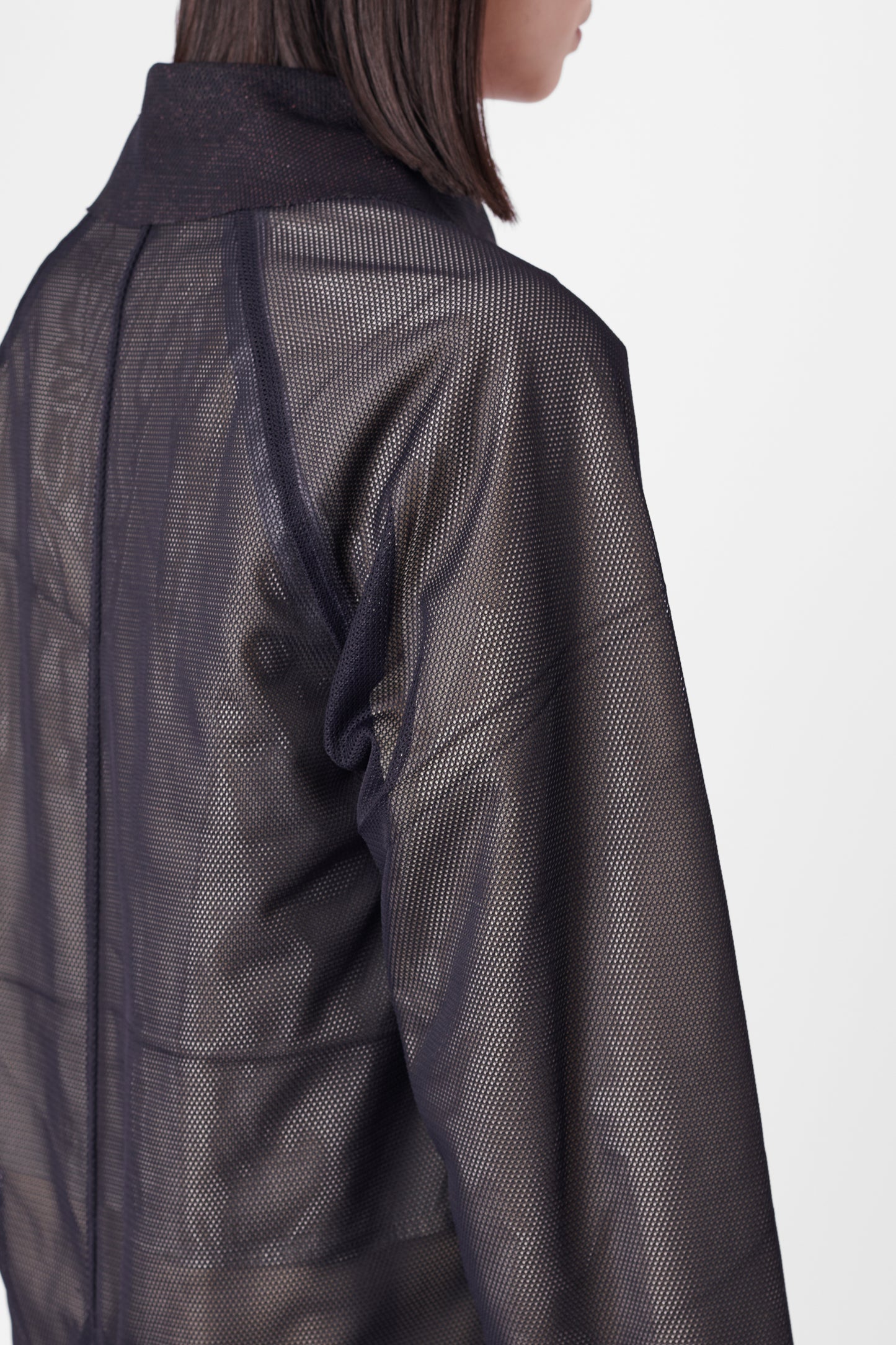 Serie 100 Navy Mesh Coat