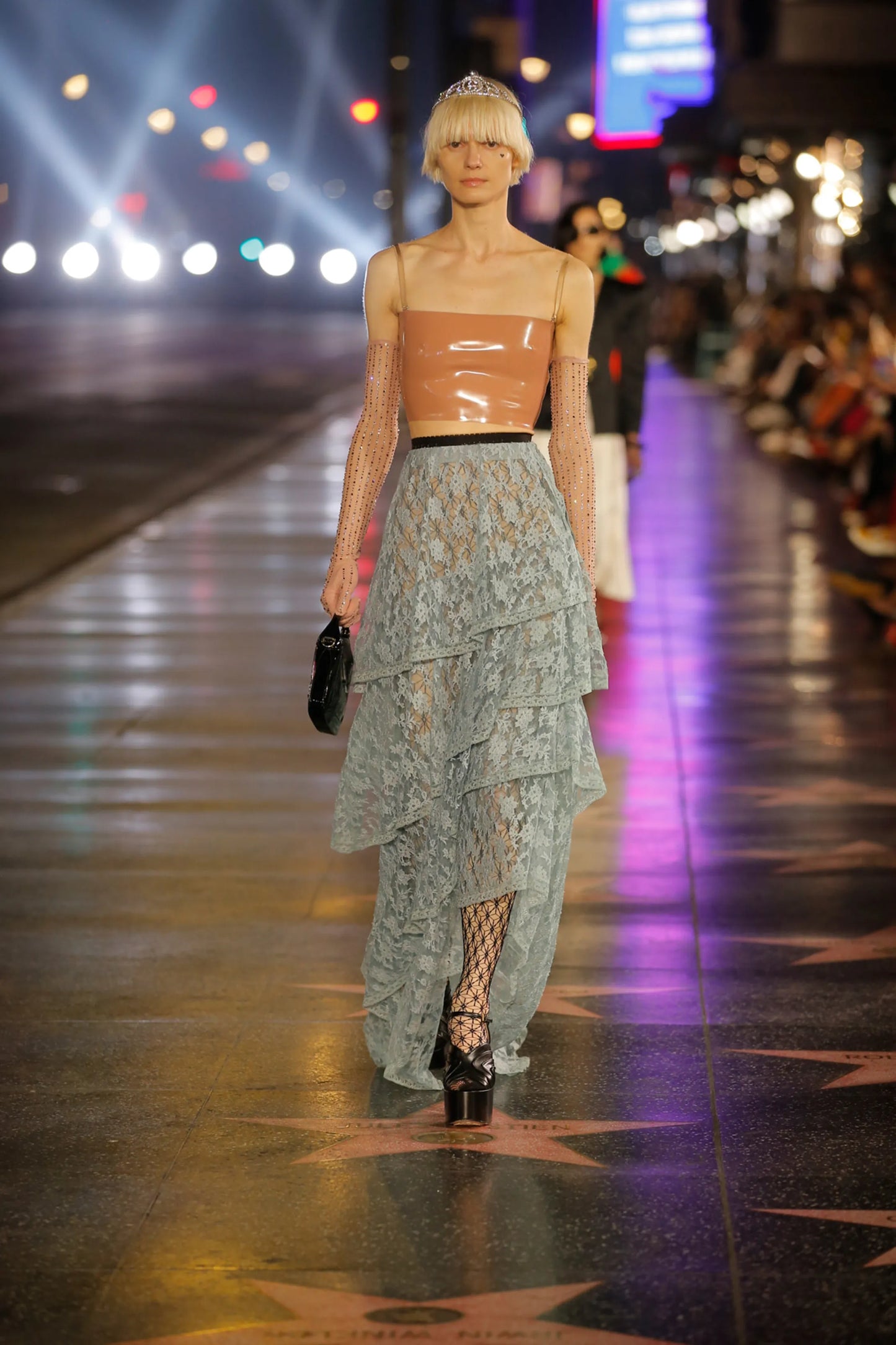 Gucci S/S 2022 Pink Nude Latex Bralette