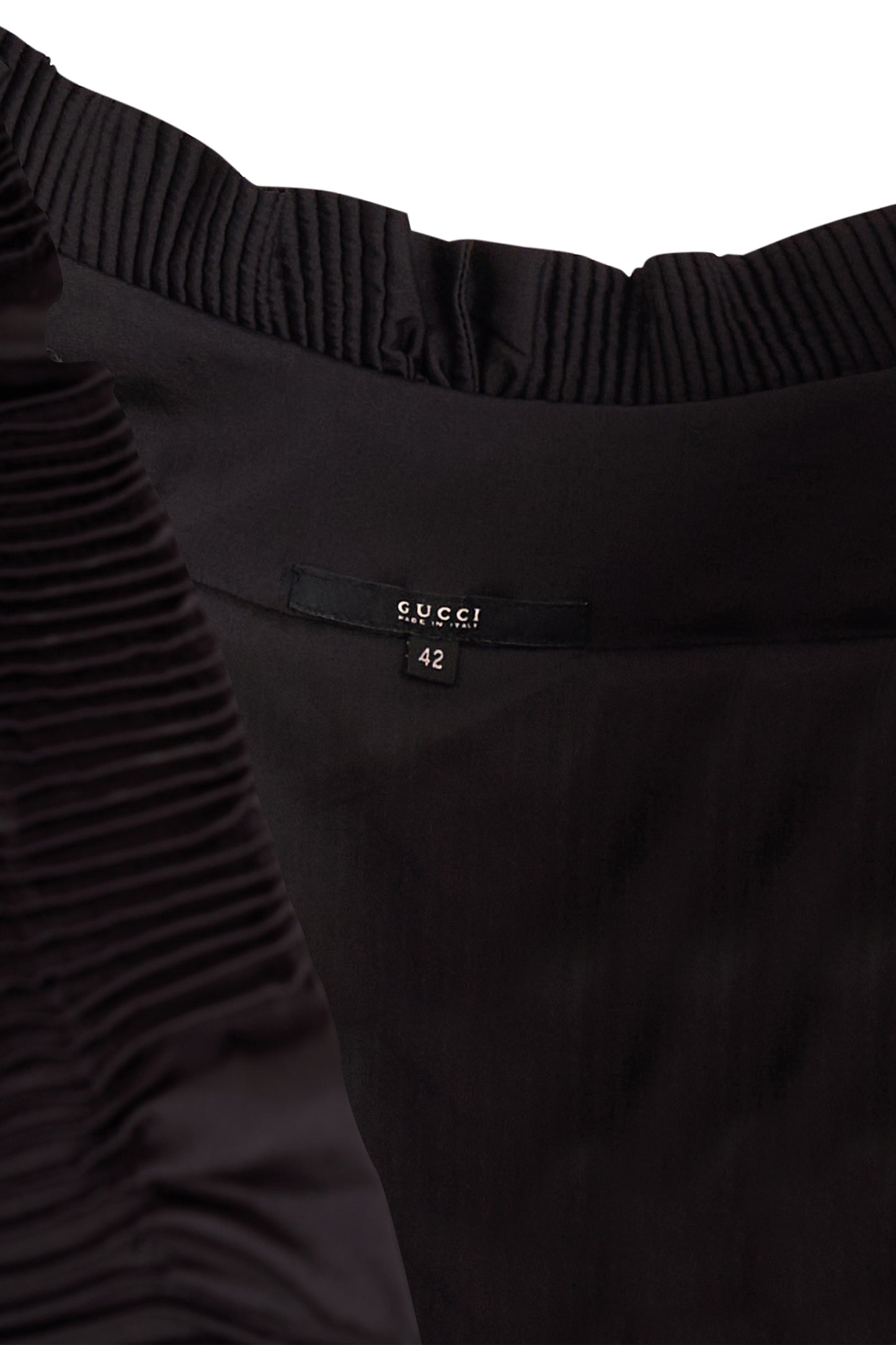 Vintage Gucci By Tom Ford F/W 2004 Runway Silk Plissé Dress