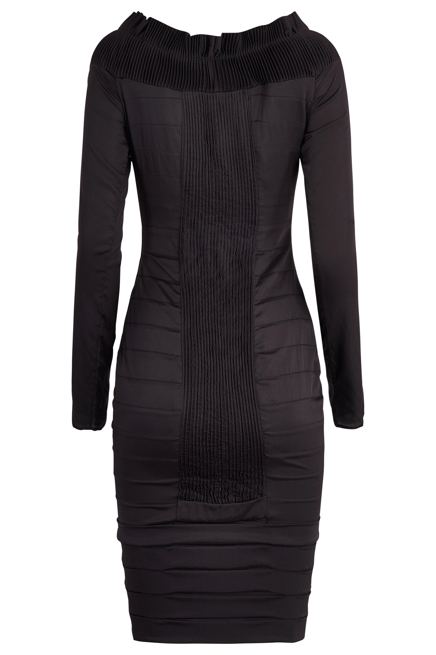 Vintage Gucci By Tom Ford F/W 2004 Runway Silk Plissé Dress