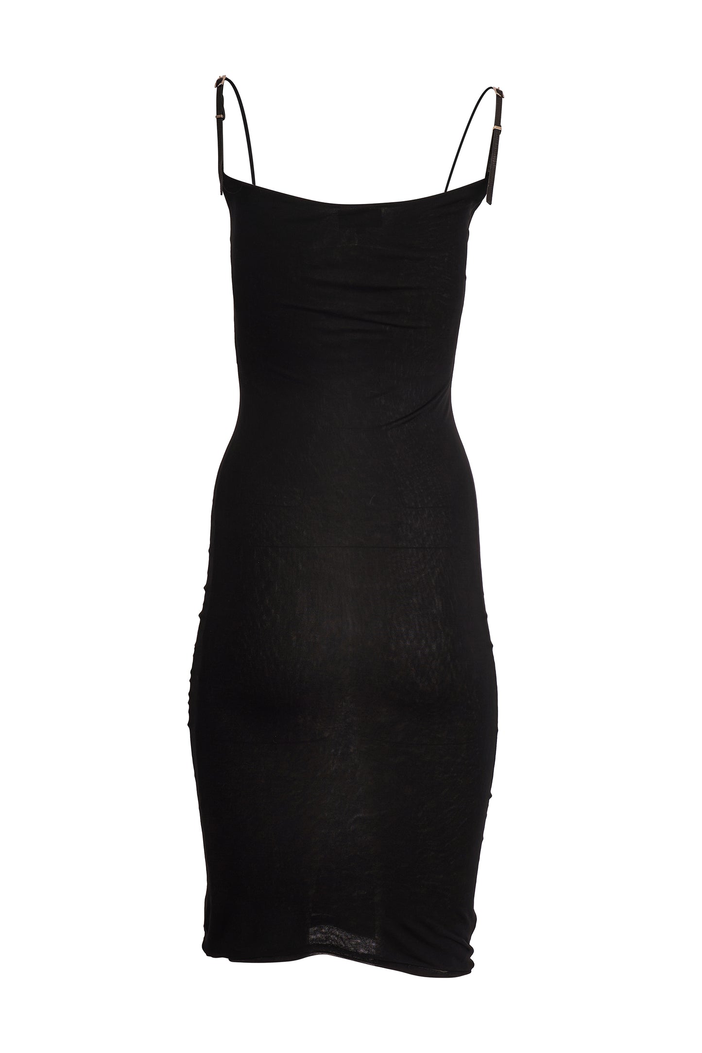 Vintage S/S 1998 Gucci Leather Straps Midi Dress